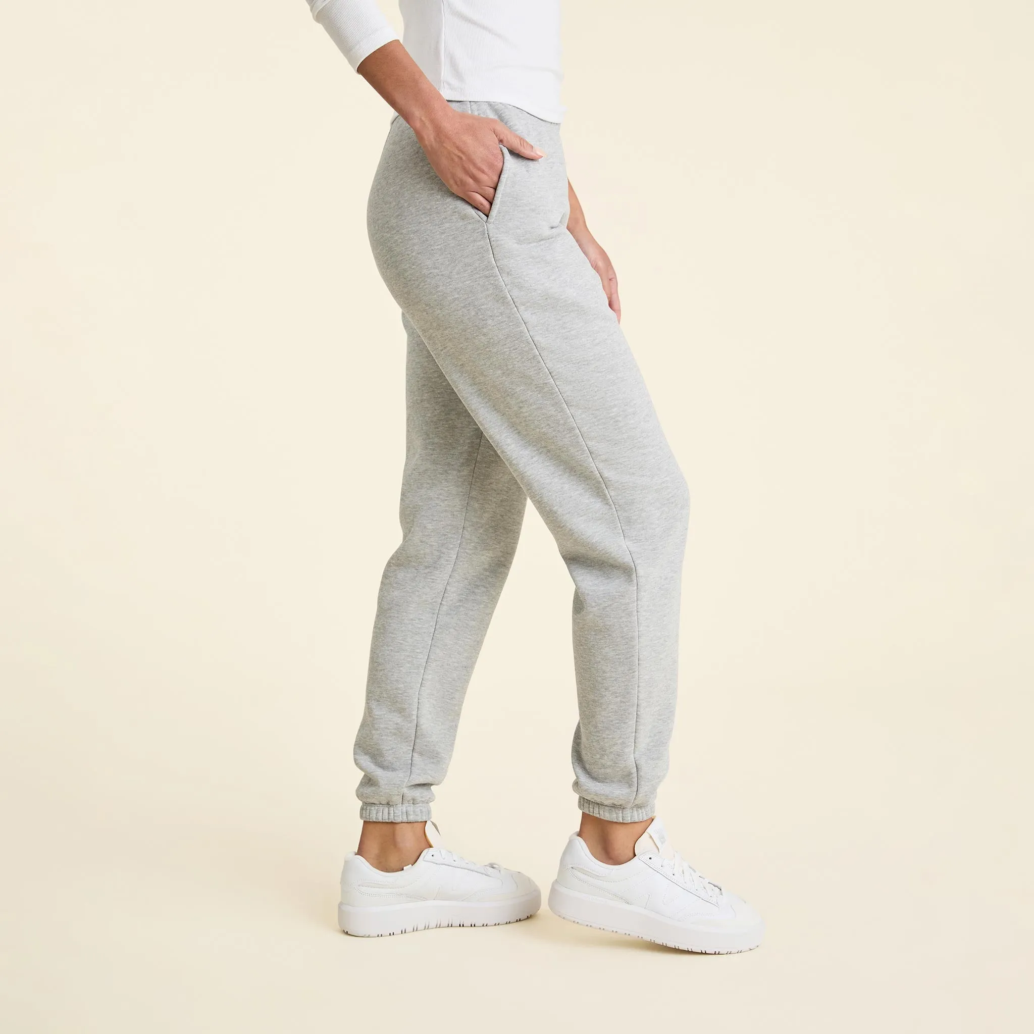 Classic Sweatpants | Heather Grey sold by nuuds product image thumbnail 3