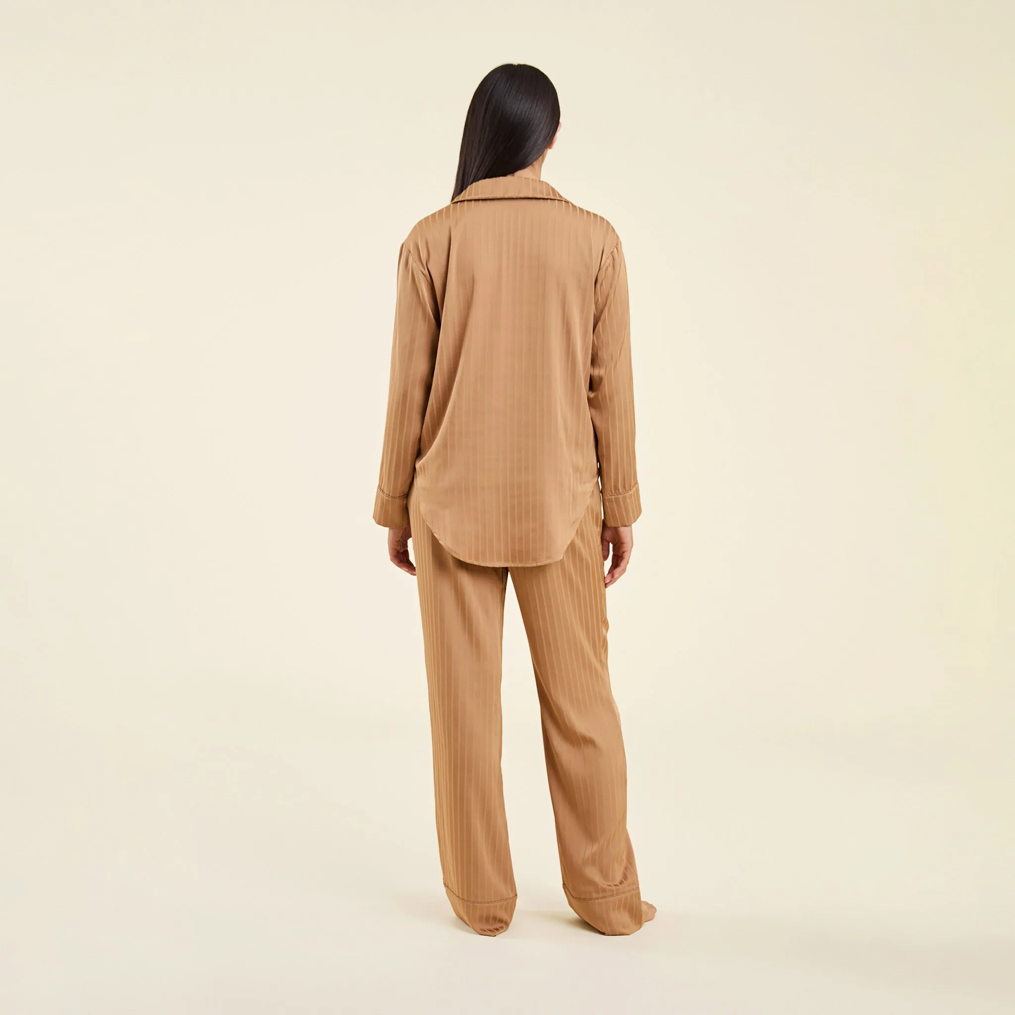 Satin Pajama Set | Cinnamon sold by nuuds product image thumbnail 4