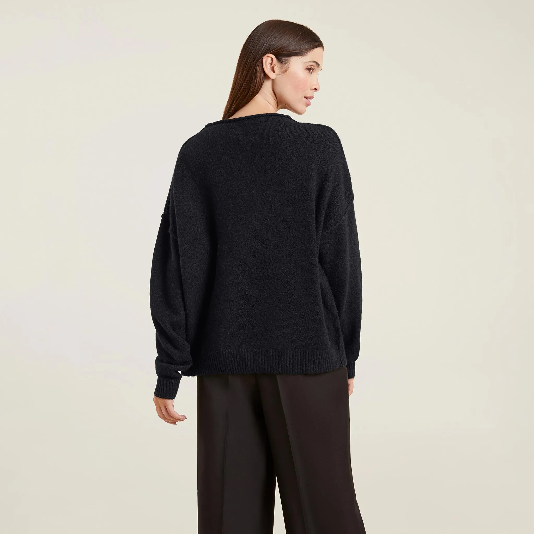 Cozy Knit Sweater | Black sold by nuuds product image thumbnail 4