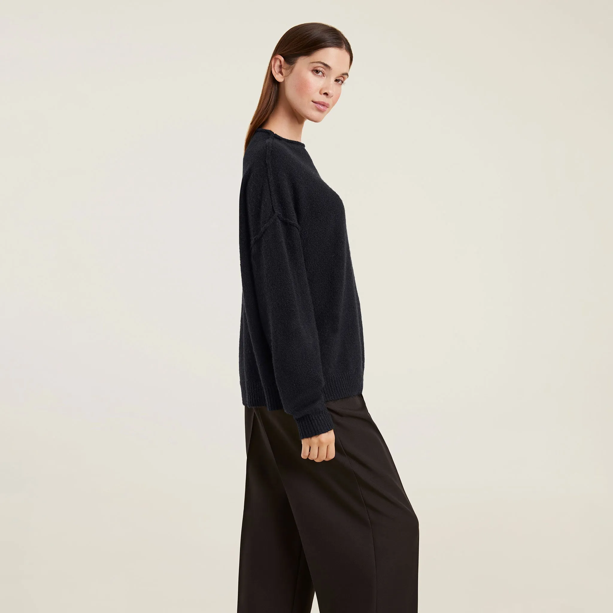Cozy Knit Sweater | Black sold by nuuds product image thumbnail 3