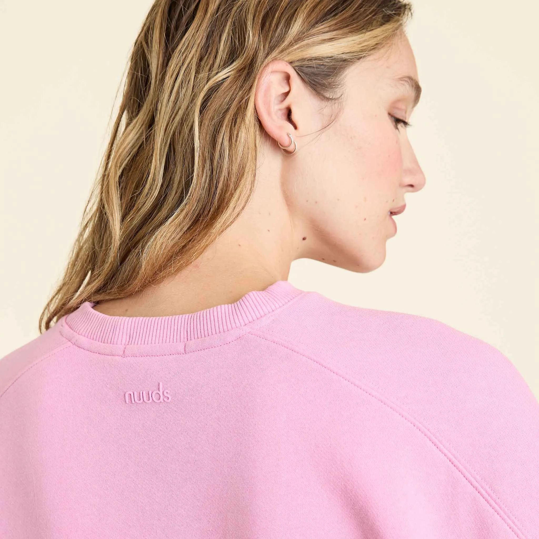 Classic Crewneck Sweatshirt | Bubblegum Pink sold by nuuds product image thumbnail 5