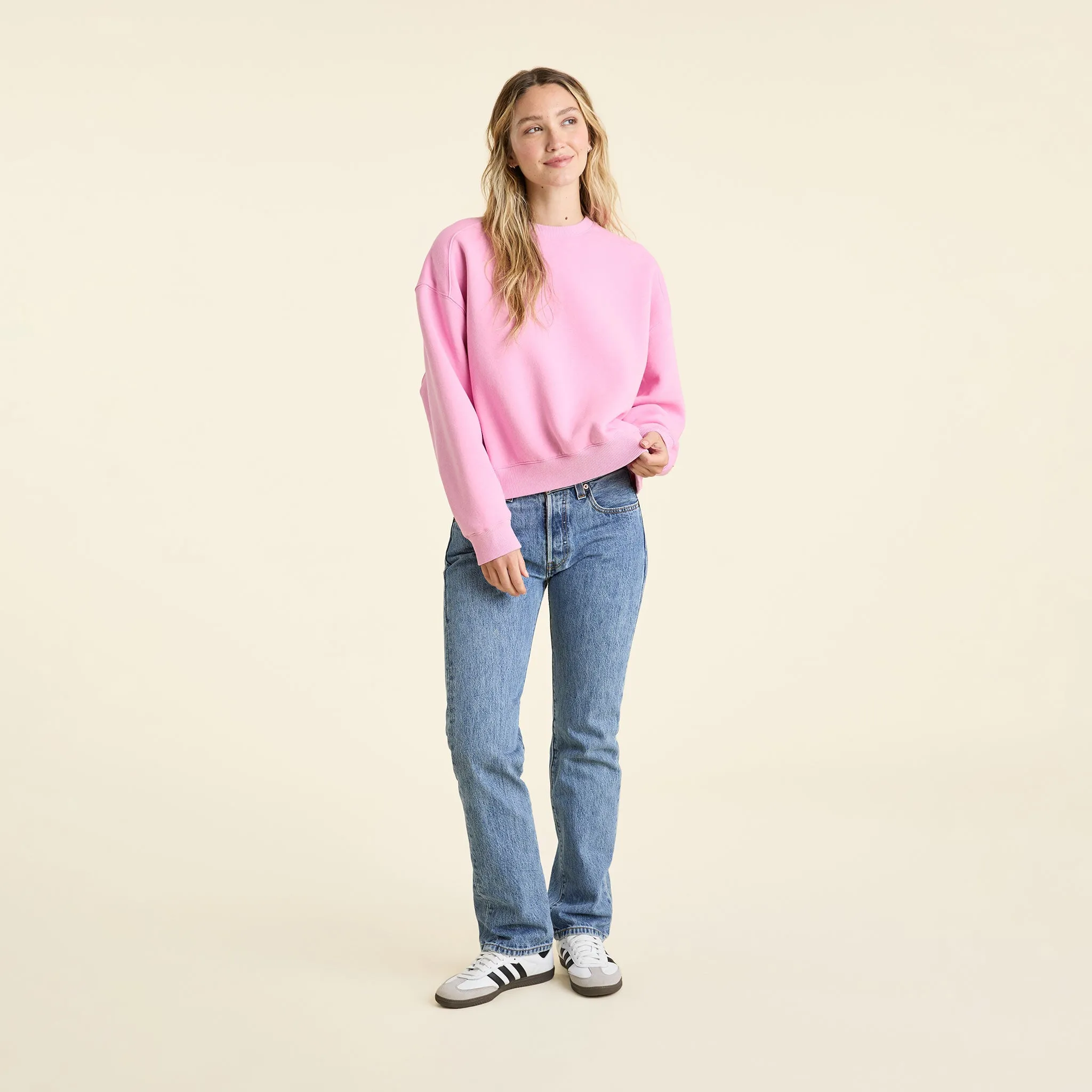 Classic Crewneck Sweatshirt | Bubblegum Pink sold by nuuds product image thumbnail 2