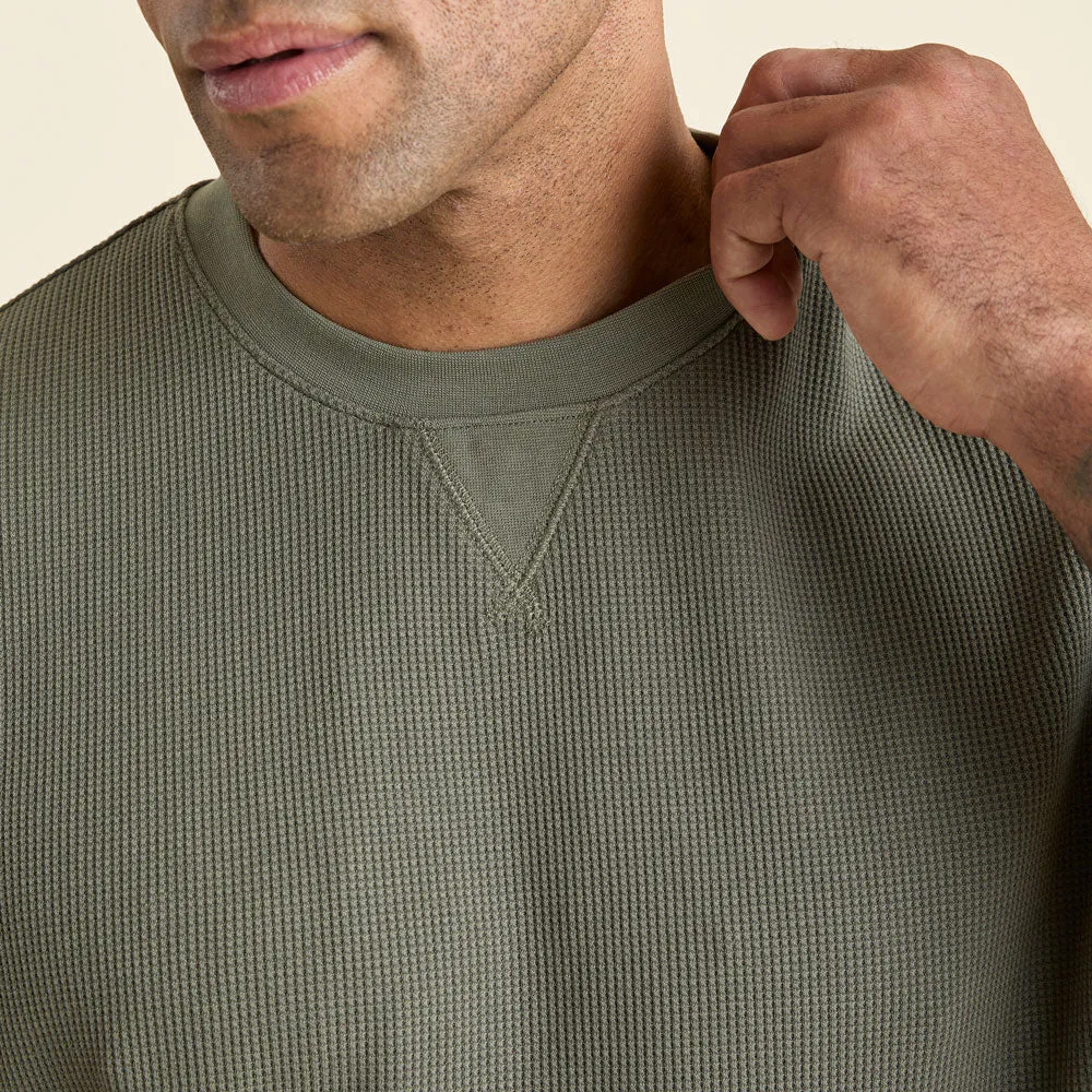 Waffle T-Shirt | Olive sold by nuuds product image thumbnail 5