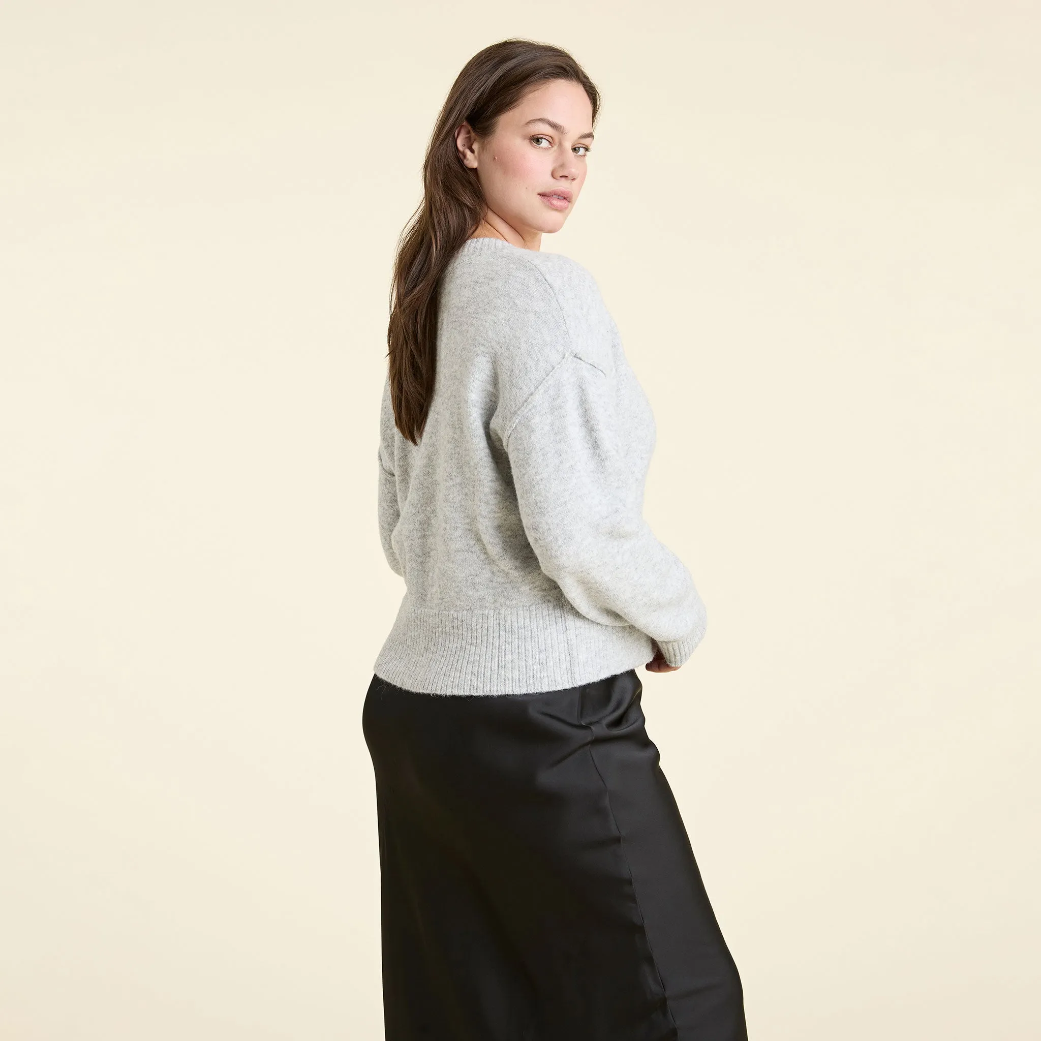 Cozy Knit Cardigan | Heather Grey sold by nuuds product image thumbnail 3