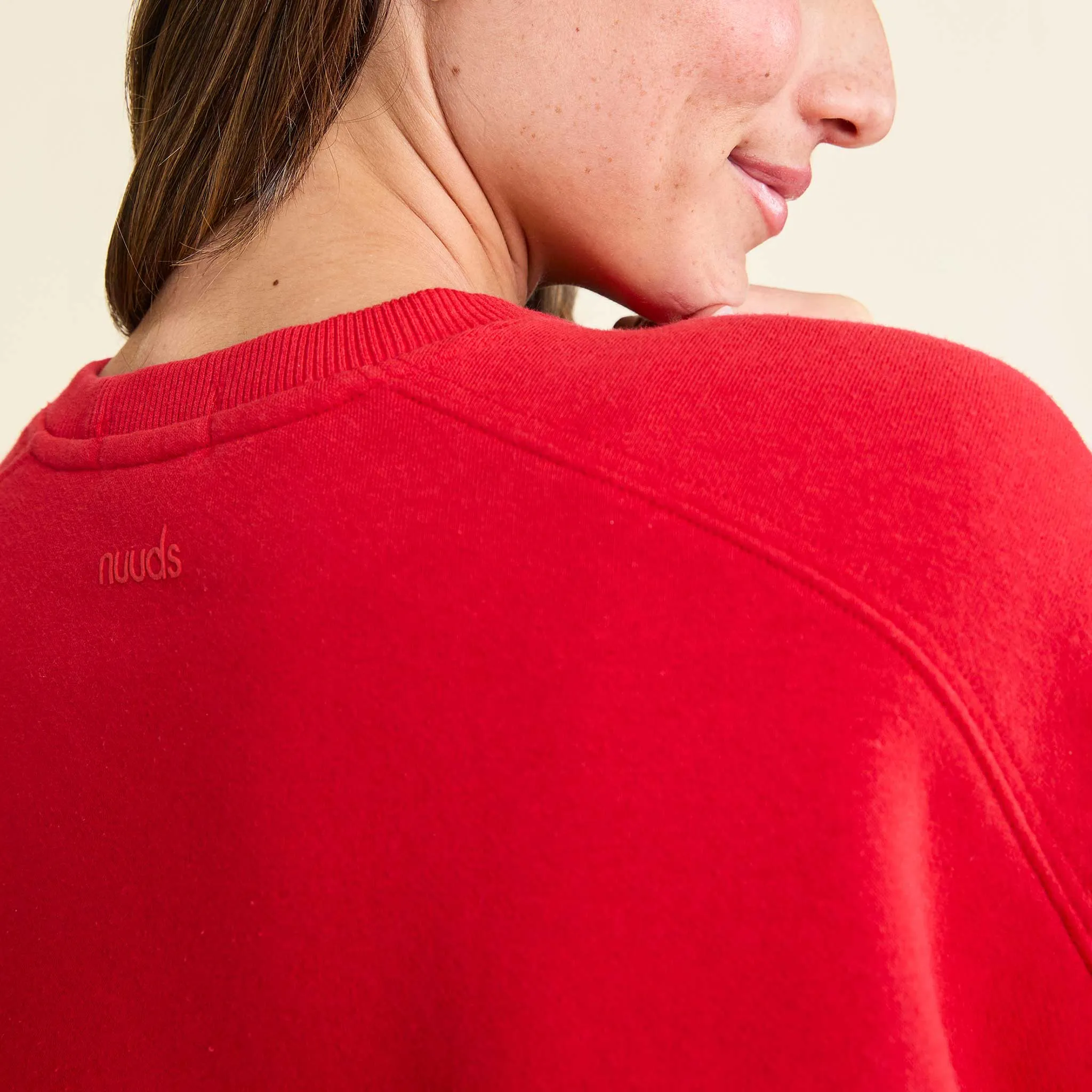 Classic Crewneck Sweatshirt | Cherry sold by nuuds product image thumbnail 5