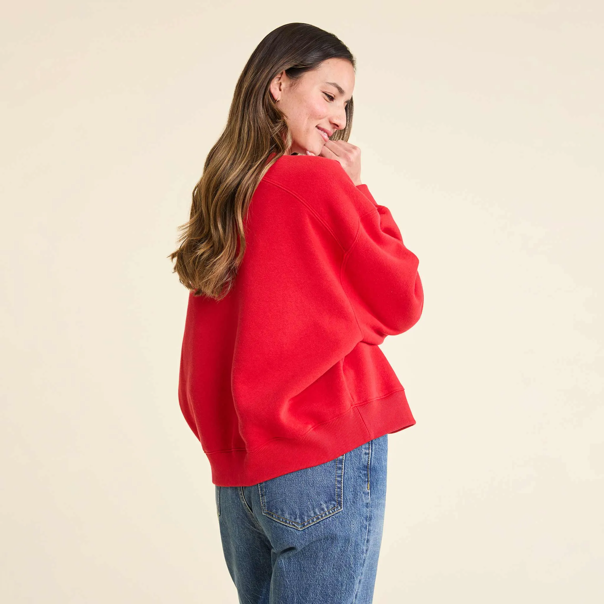Classic Crewneck Sweatshirt | Cherry sold by nuuds product image thumbnail 3