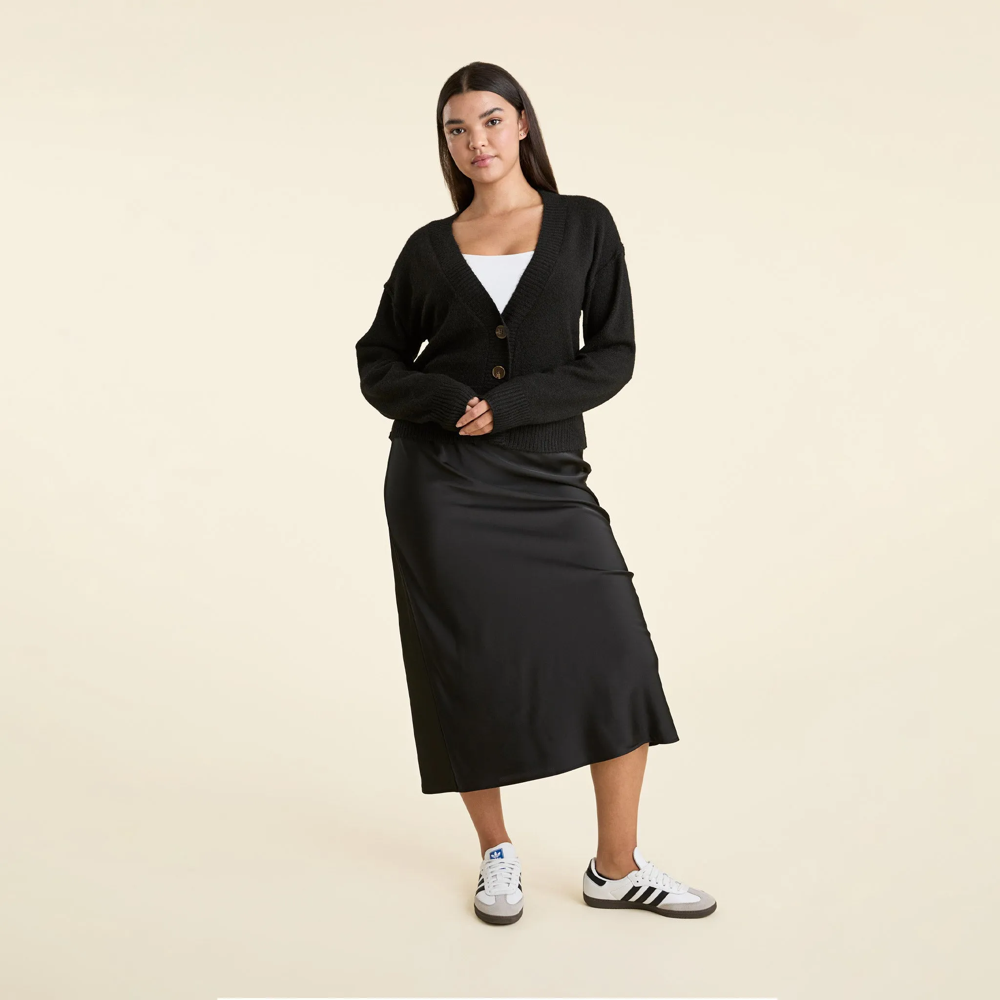 Cozy Knit Cardigan | Black sold by nuuds product image thumbnail 2