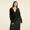 Cozy Knit Cardigan | Black sold by nuuds