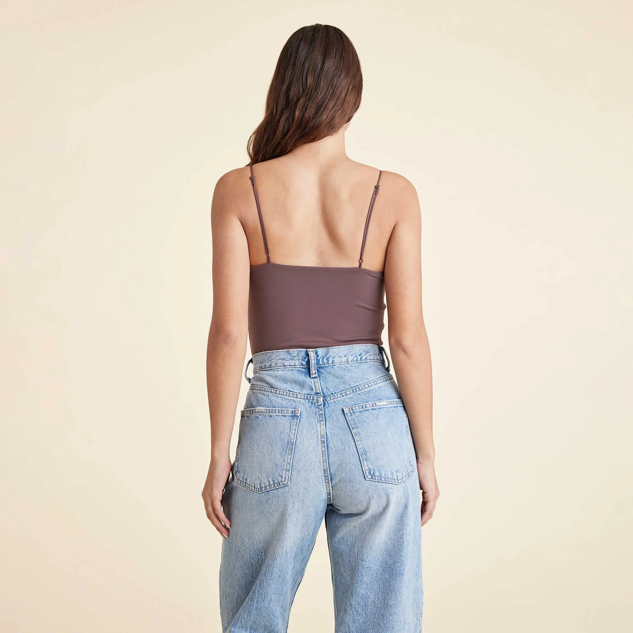 Cami Bodysuit | Coffee sold by nuuds product image thumbnail 4