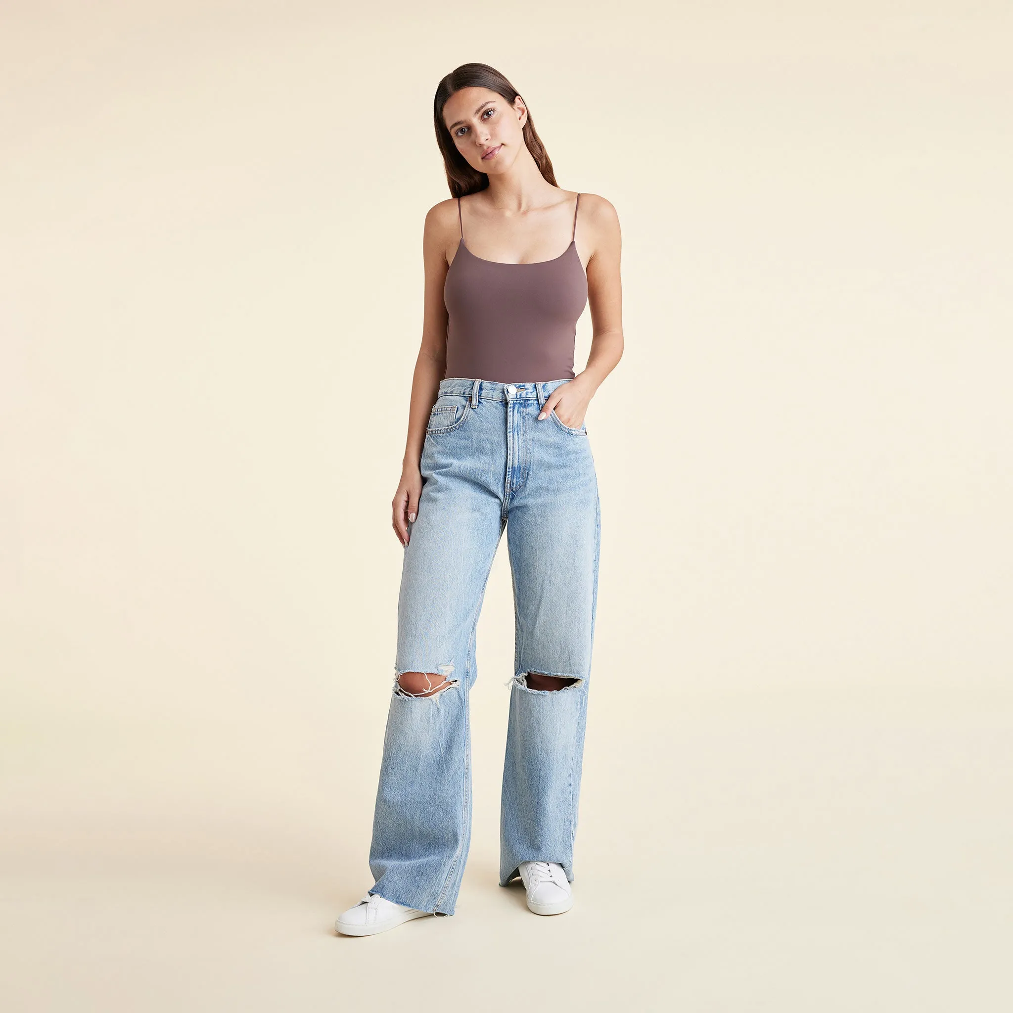 Cami Bodysuit | Coffee sold by nuuds product image thumbnail 2