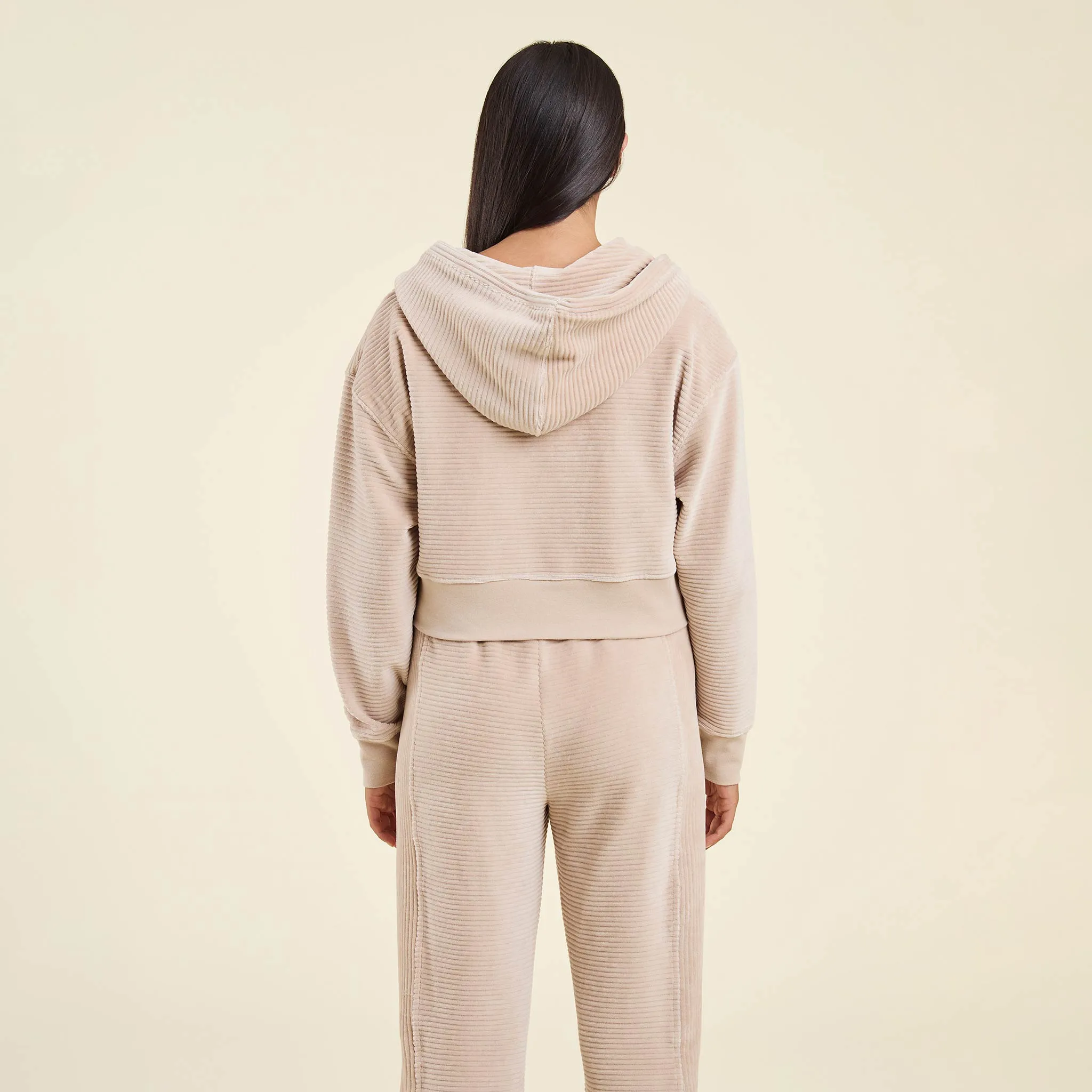 Textured Zip Hoodie | Doe sold by nuuds product image thumbnail 4