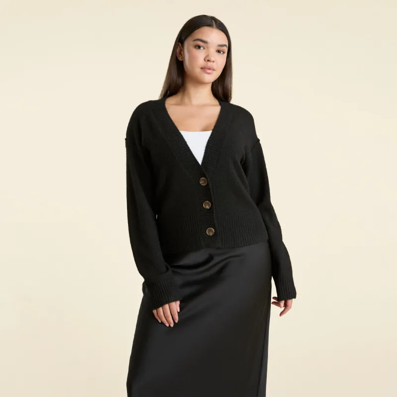 Cozy Knit Cardigan sold by nuuds