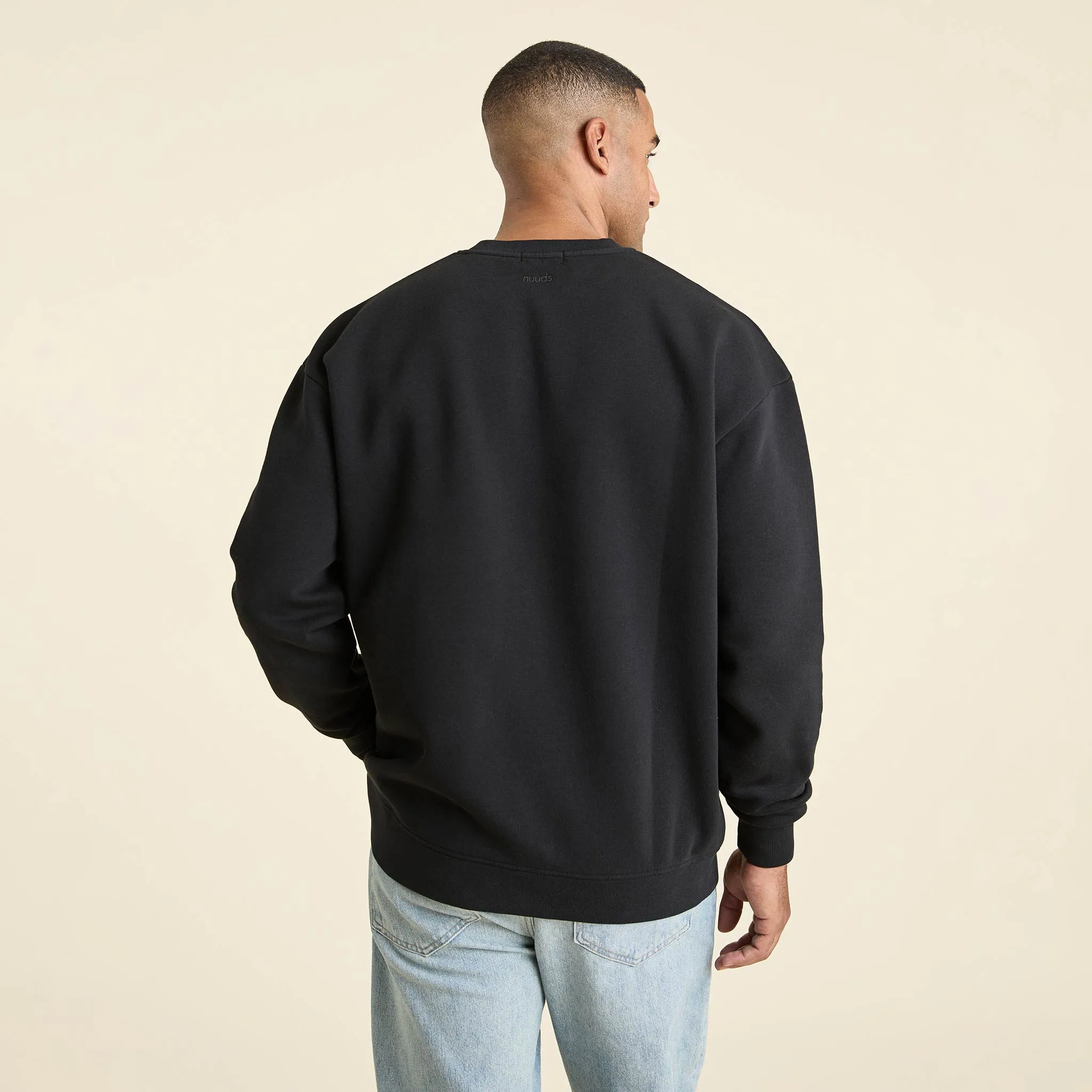 Men's Classic Crewneck Sweatshirt | Black sold by nuuds product image thumbnail 4
