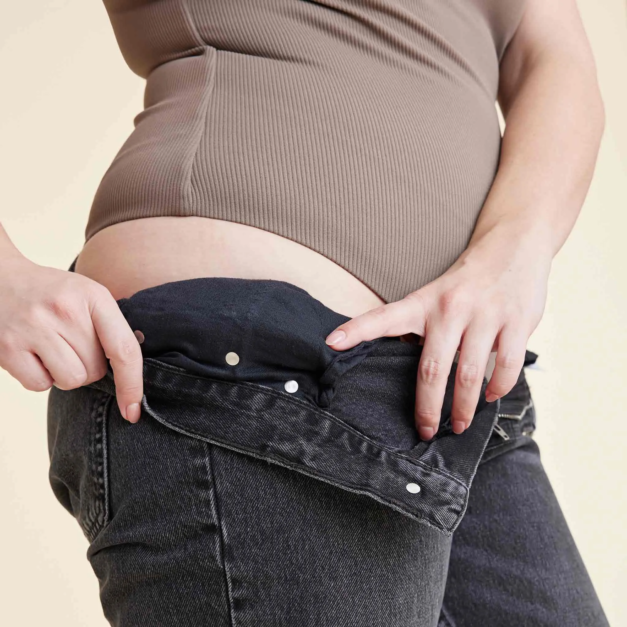 Ribbed Crewneck Tank Bodysuit | Mocha sold by nuuds product image thumbnail 5