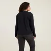 Vintage Cotton Long Sleeve Everyday T-Shirt | Black sold by nuuds
