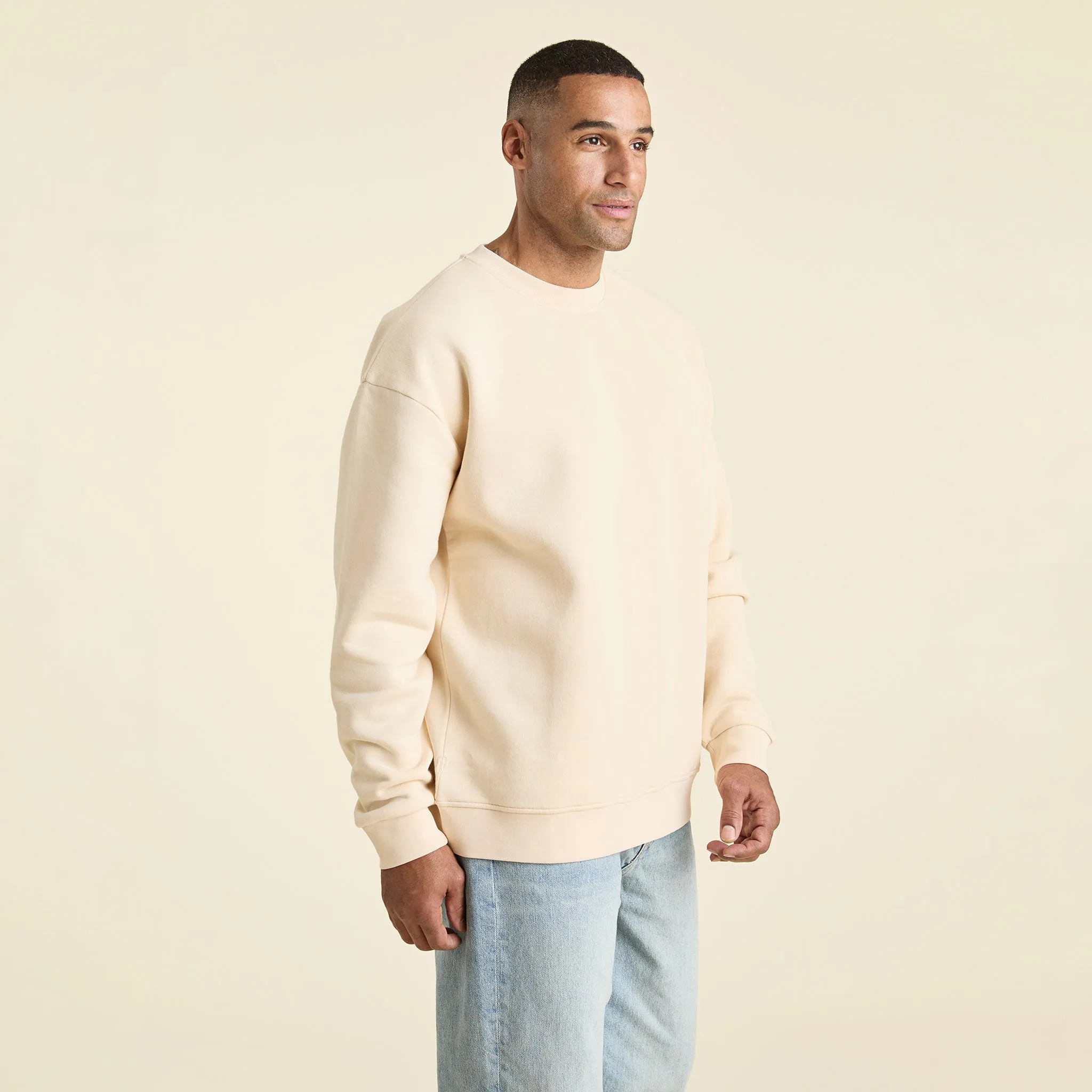 Men's Classic Crewneck Sweatshirt | Bone sold by nuuds product image thumbnail 3