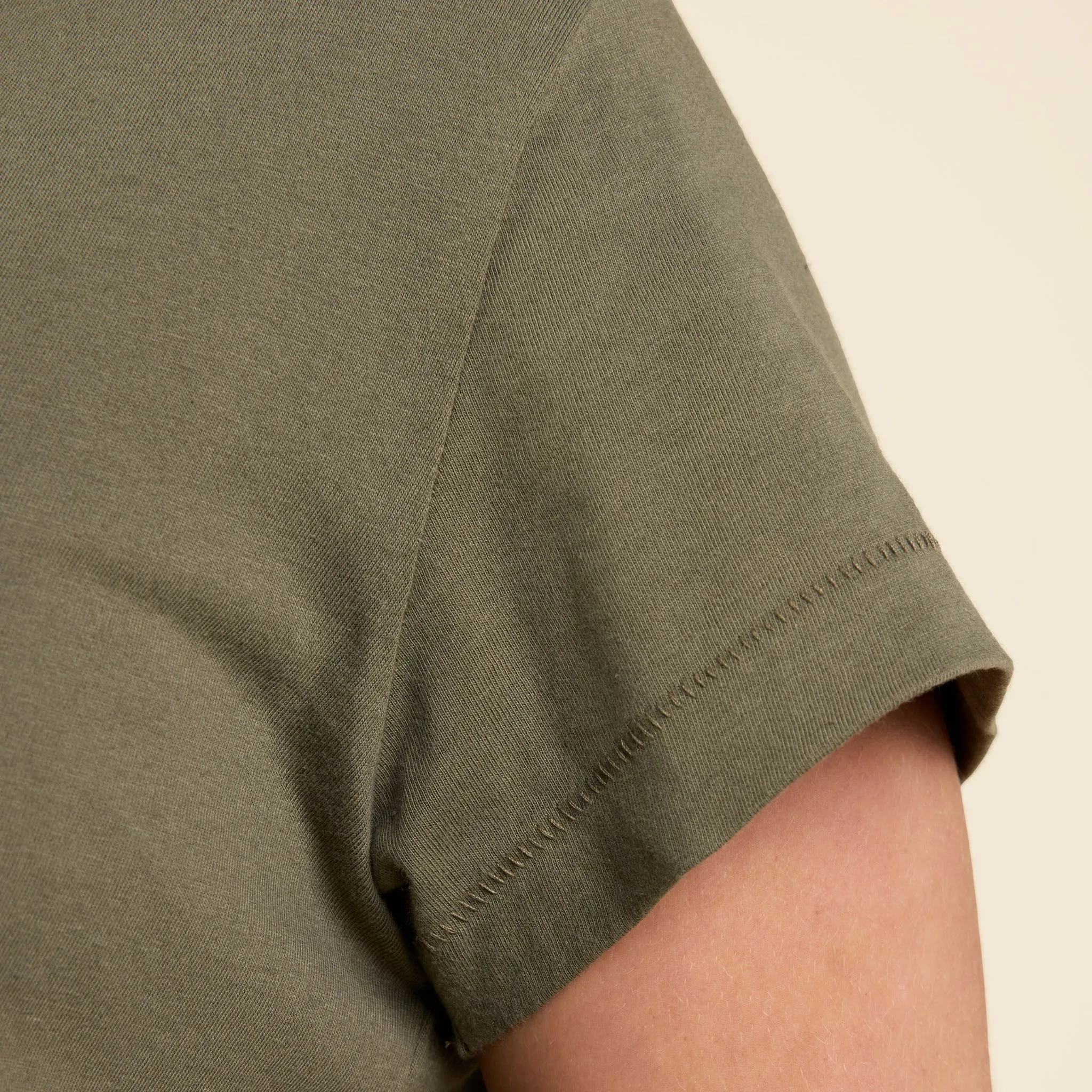 Soft Cotton Everyday T-Shirt Bodysuit | Olive sold by nuuds product image thumbnail 5