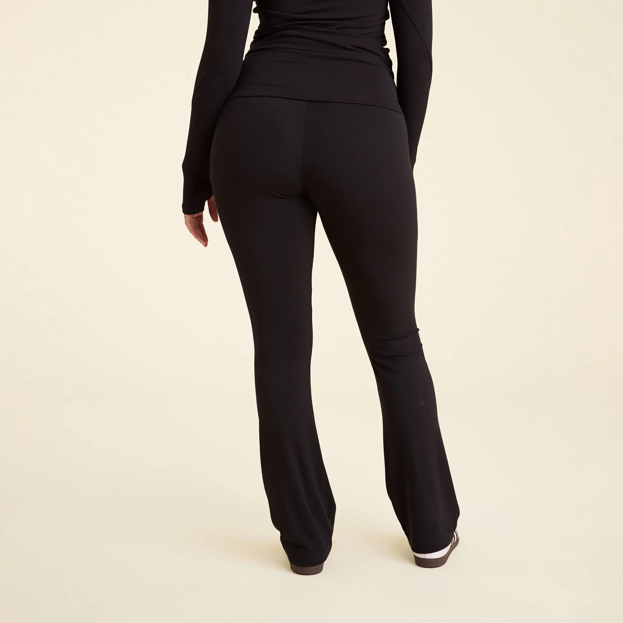 SwiftStretch Fold Over Legging | Black sold by nuuds product image thumbnail 4