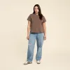 Vintage Cotton Everyday T-Shirt | Mocha sold by nuuds
