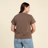 Vintage Cotton Everyday T-Shirt | Mocha sold by nuuds