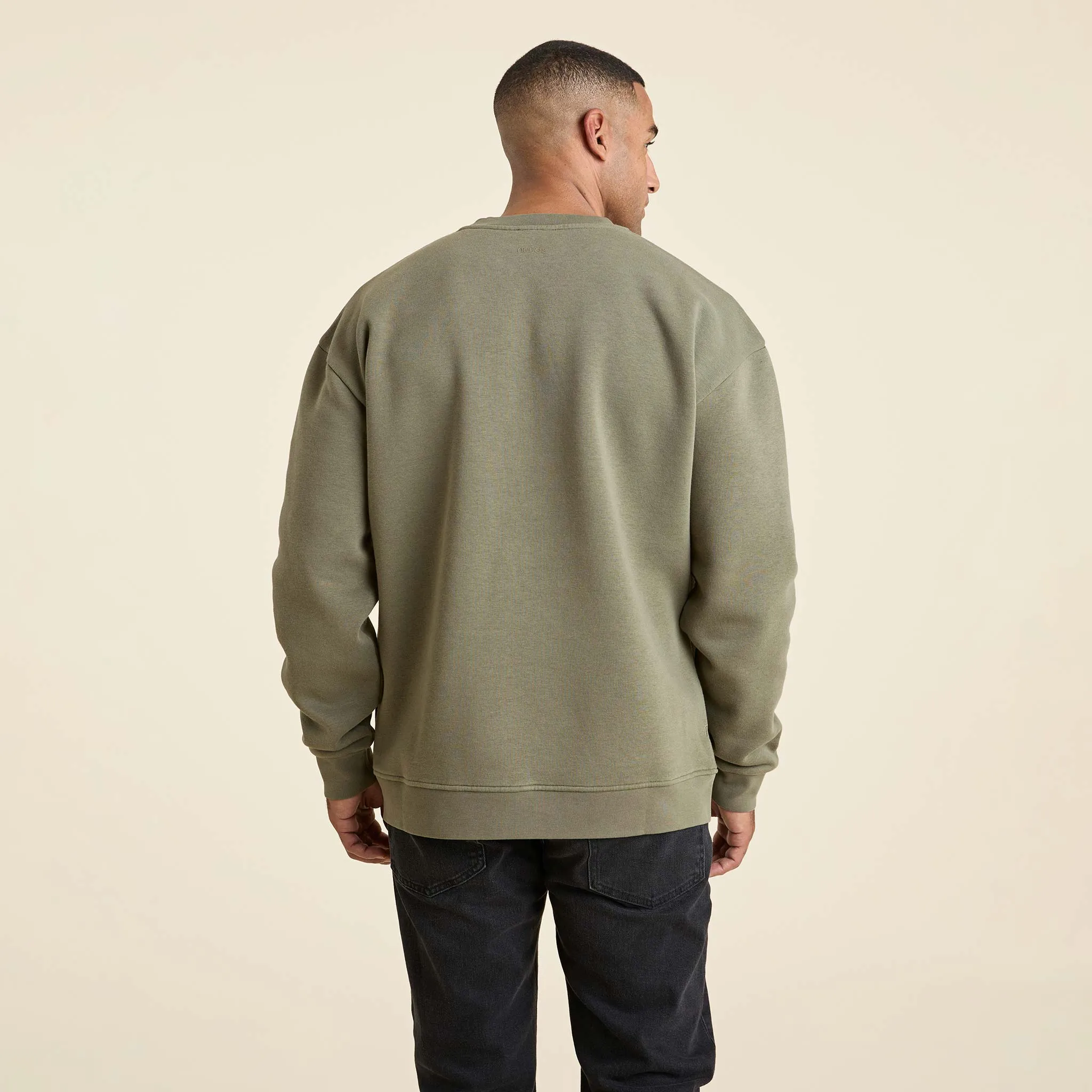 Men's Classic Crewneck Sweatshirt | Olive sold by nuuds product image thumbnail 4