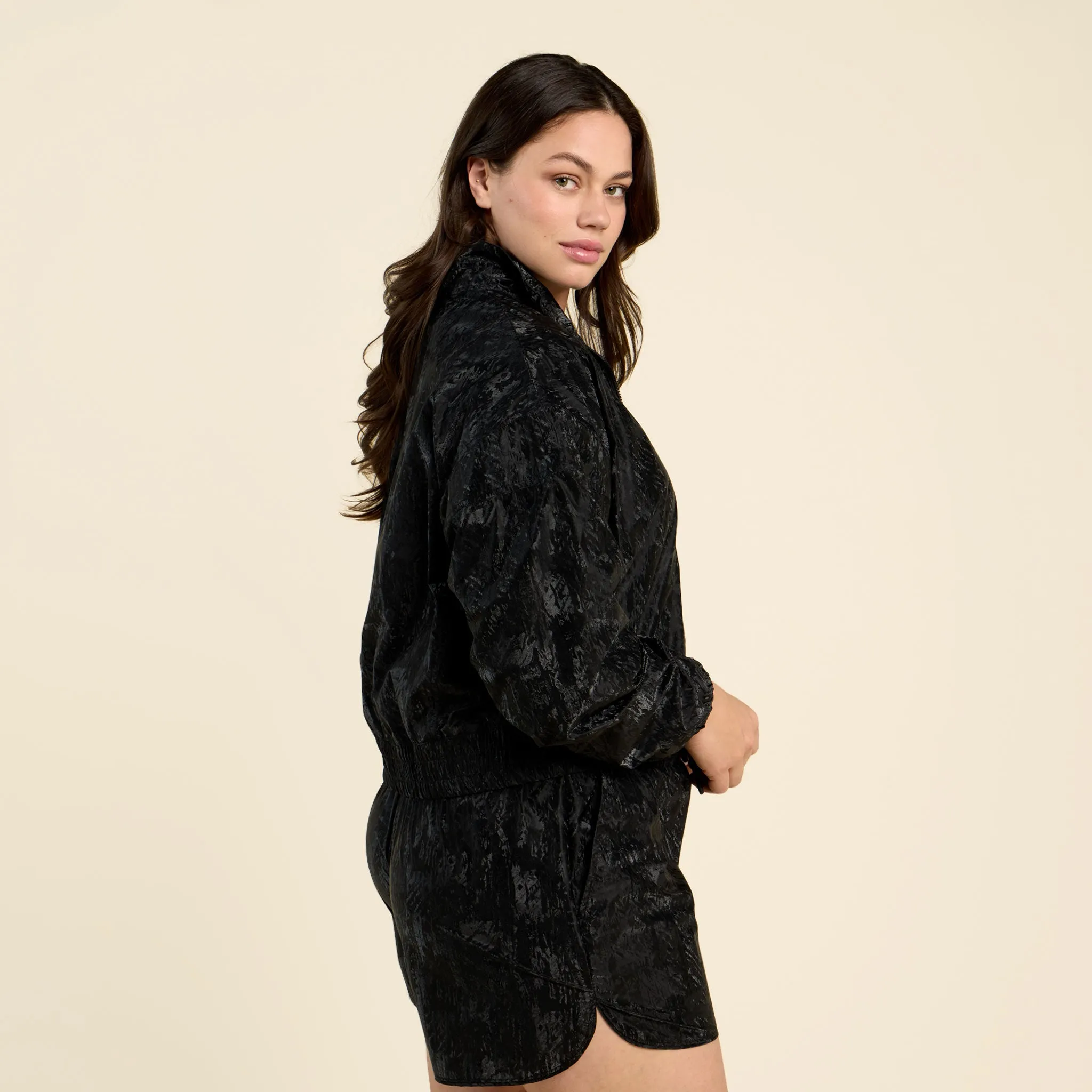 Retro Windbreaker | Black sold by nuuds product image thumbnail 3