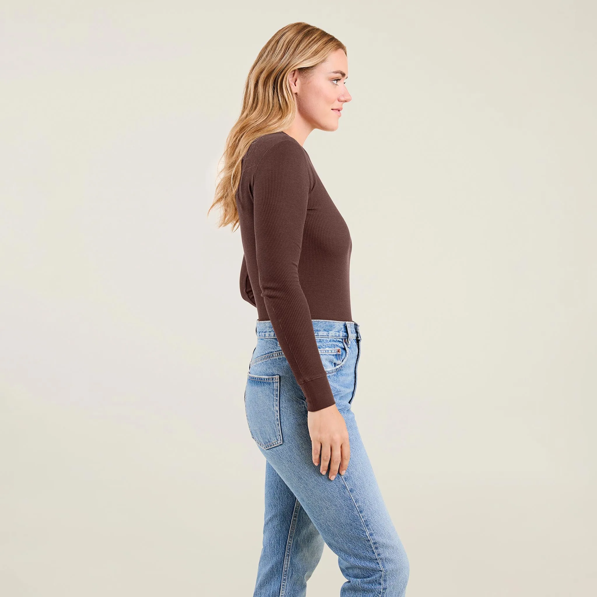 Waffle Bodysuit | Coffee sold by nuuds product image thumbnail 3