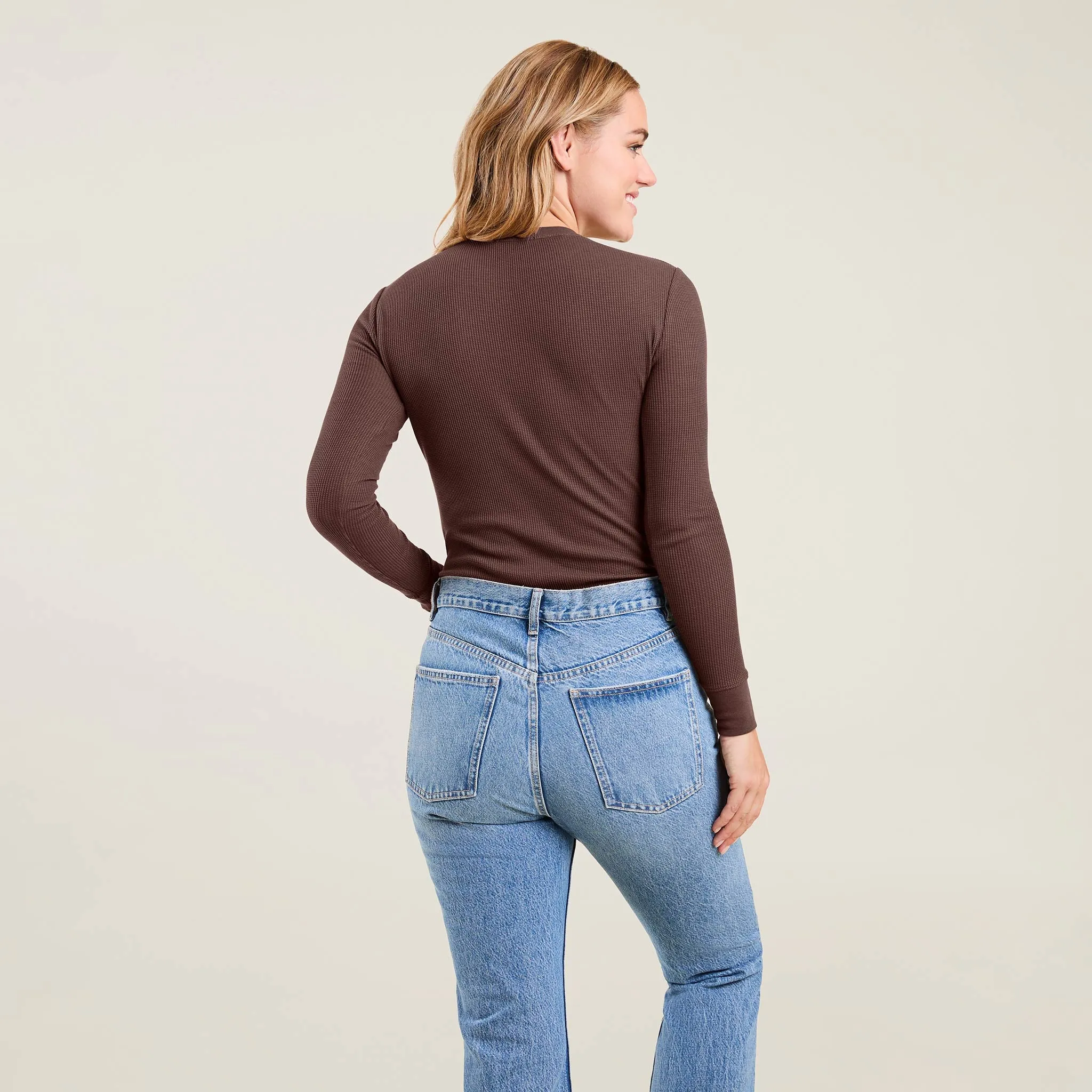 Waffle Bodysuit | Coffee sold by nuuds product image thumbnail 4