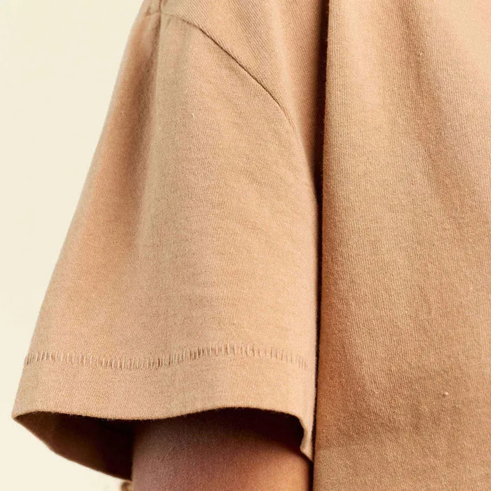 Vintage Cotton Cropped Tee | Cinnamon sold by nuuds product image thumbnail 5