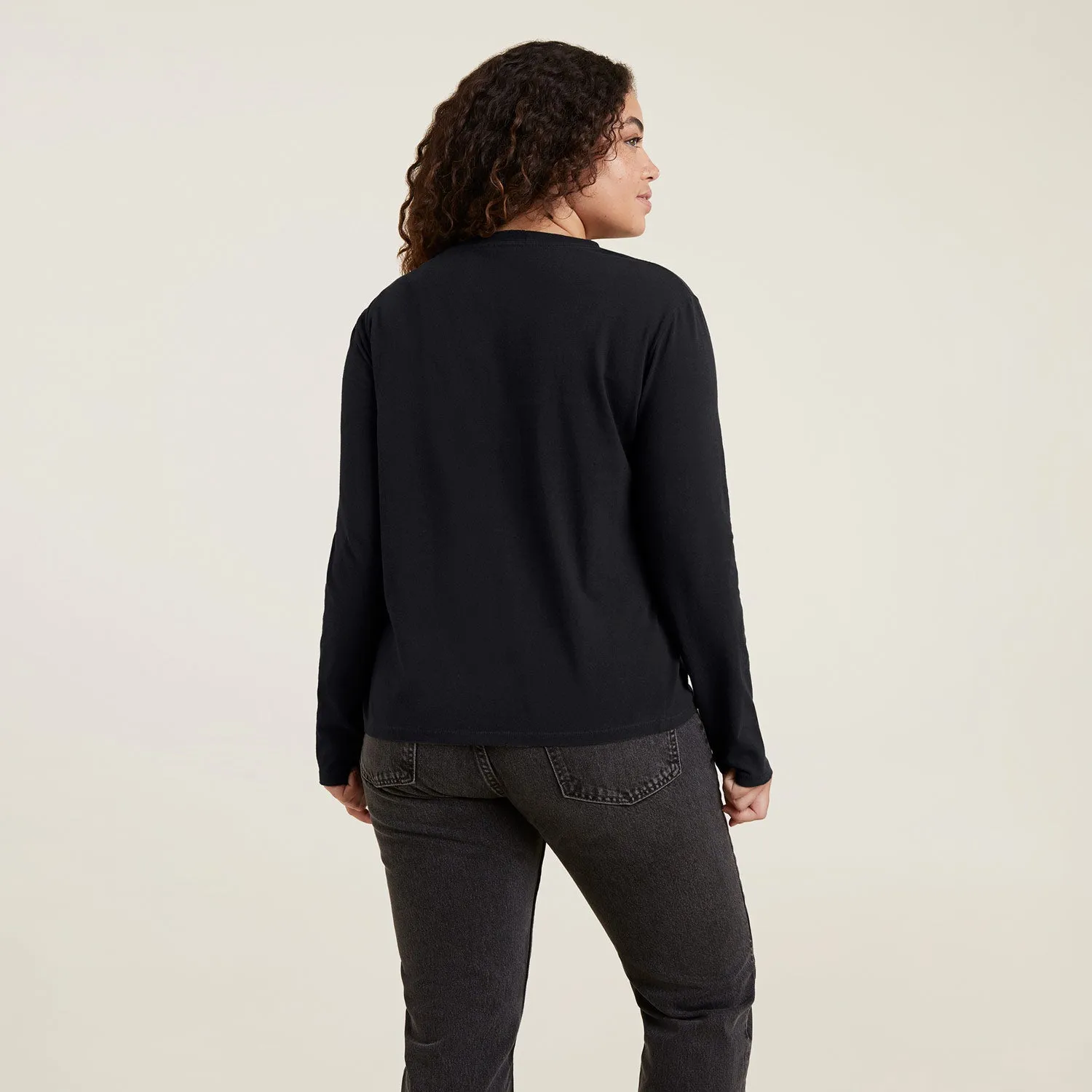 Vintage Cotton Long Sleeve Everyday T-Shirt sold by nuuds product image thumbnail 3