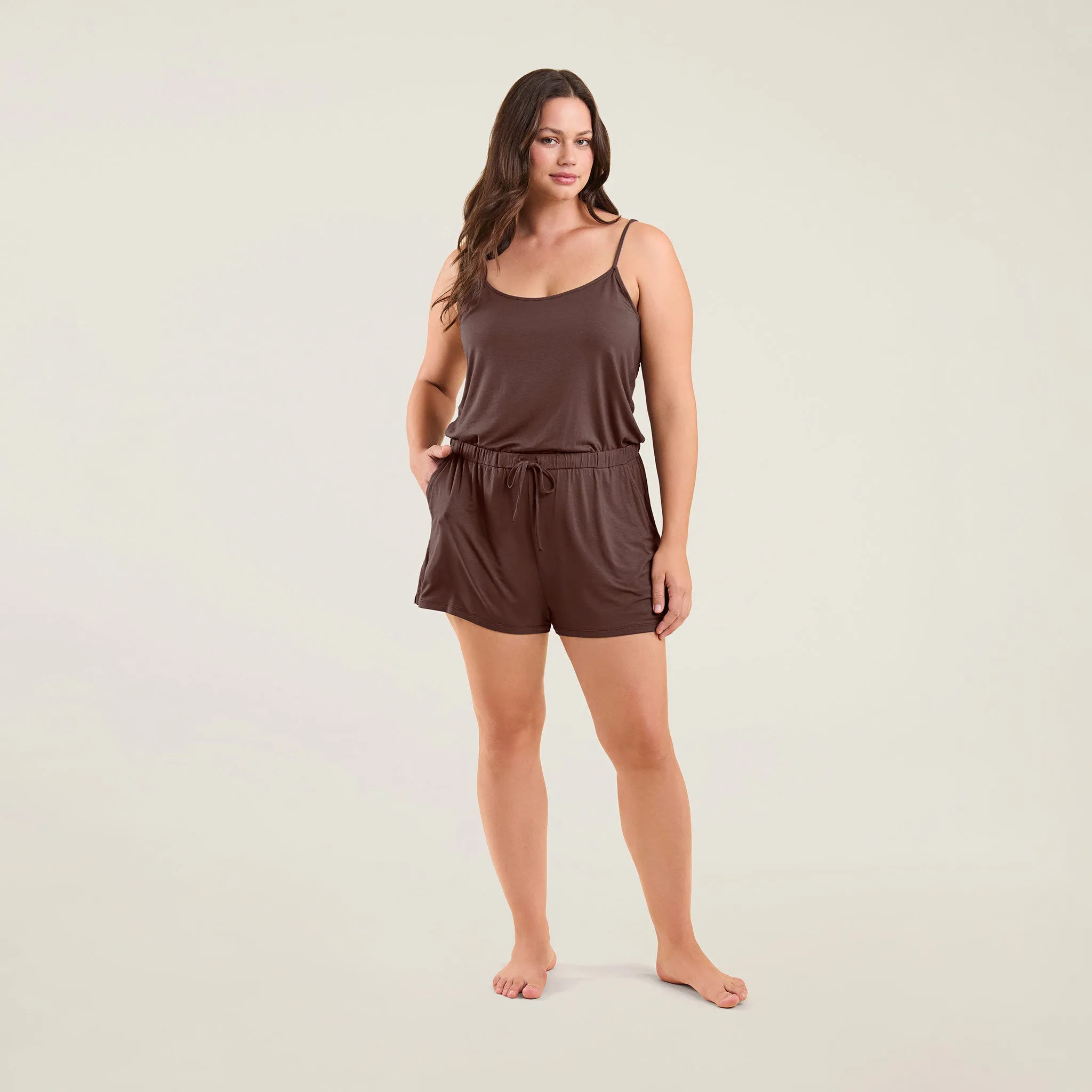 Sleep Romper | Coffee sold by nuuds product image thumbnail 2