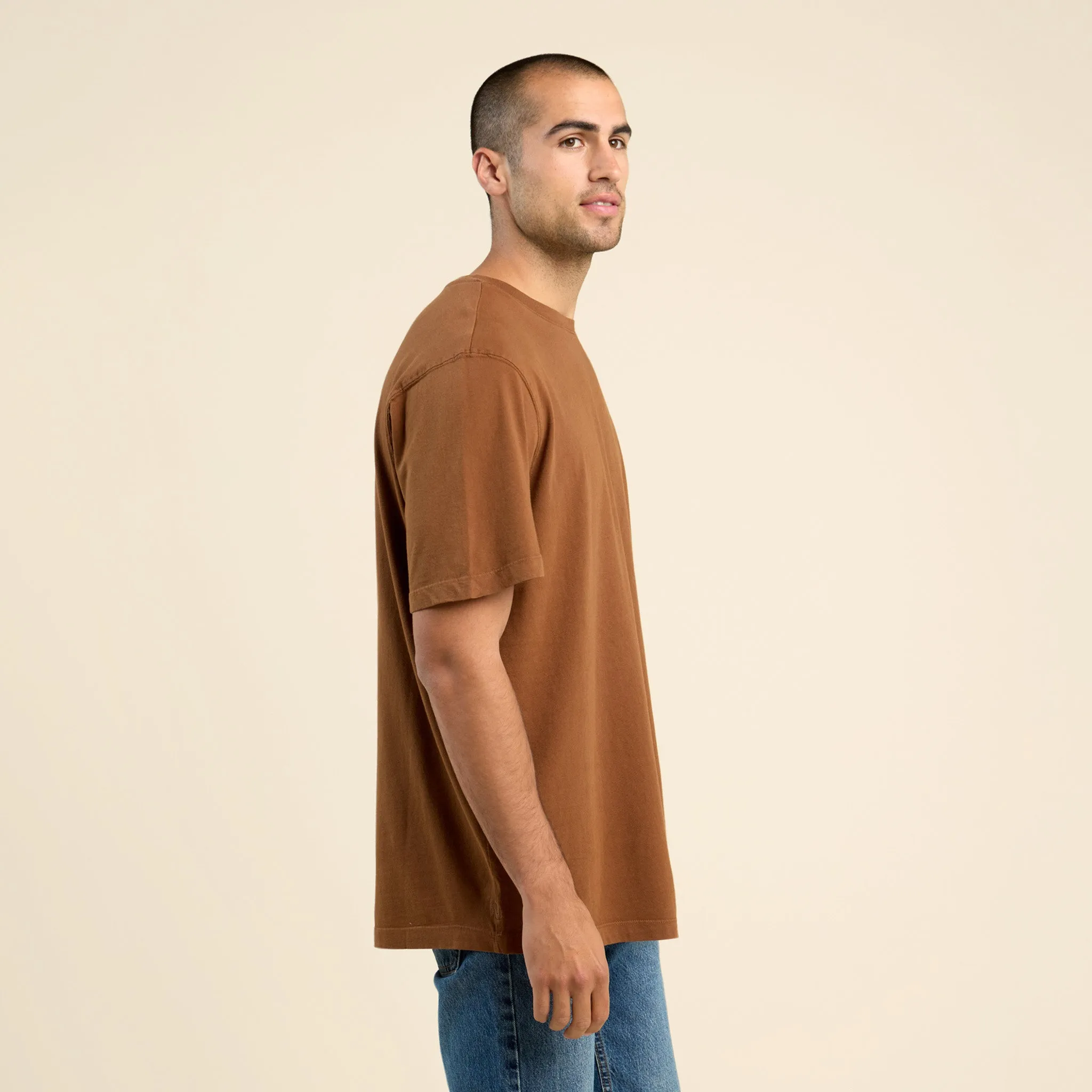 Boxy Tee | Chocolate sold by nuuds product image thumbnail 3