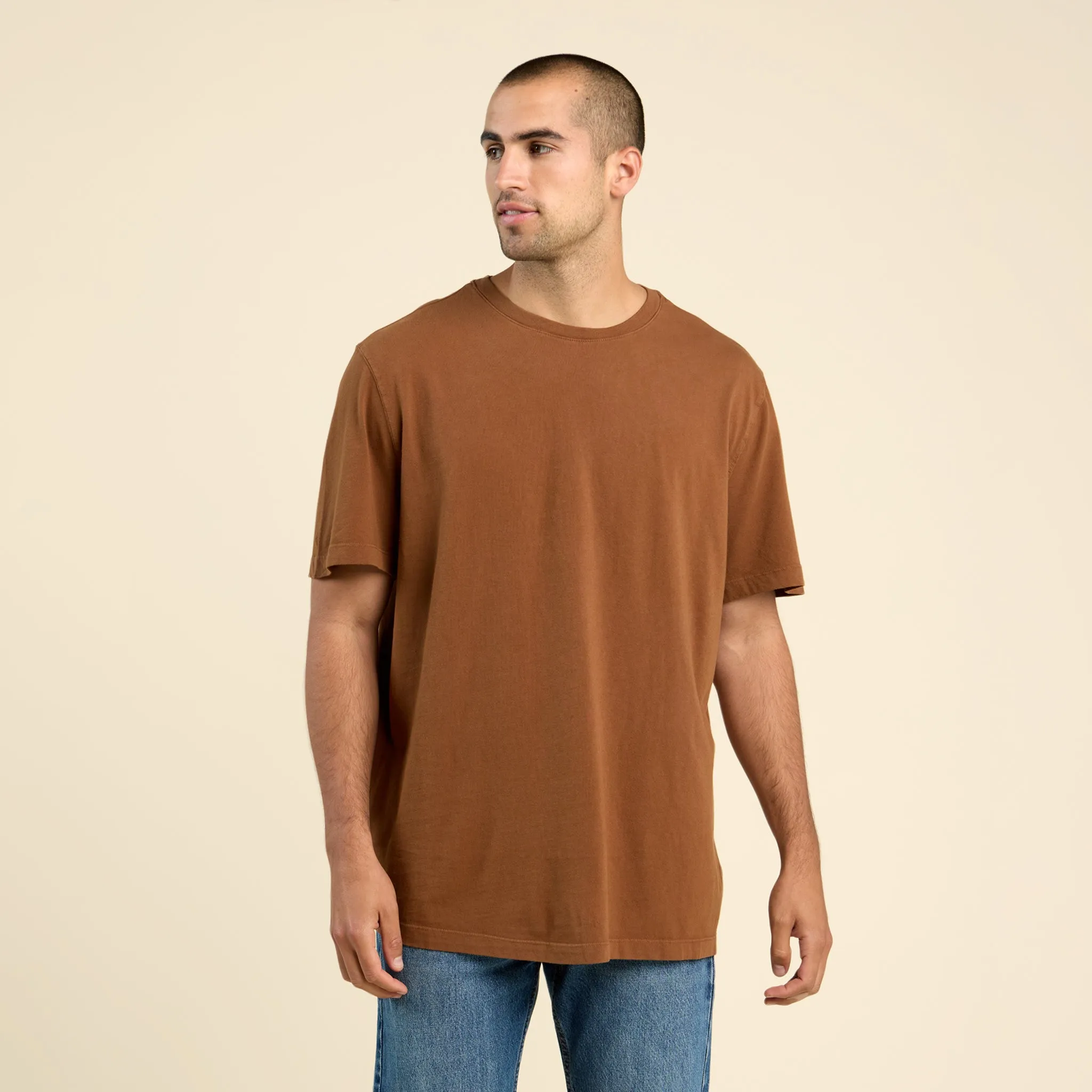 Boxy Tee | Chocolate sold by nuuds