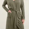 Lounge Robe | Olive sold by nuuds