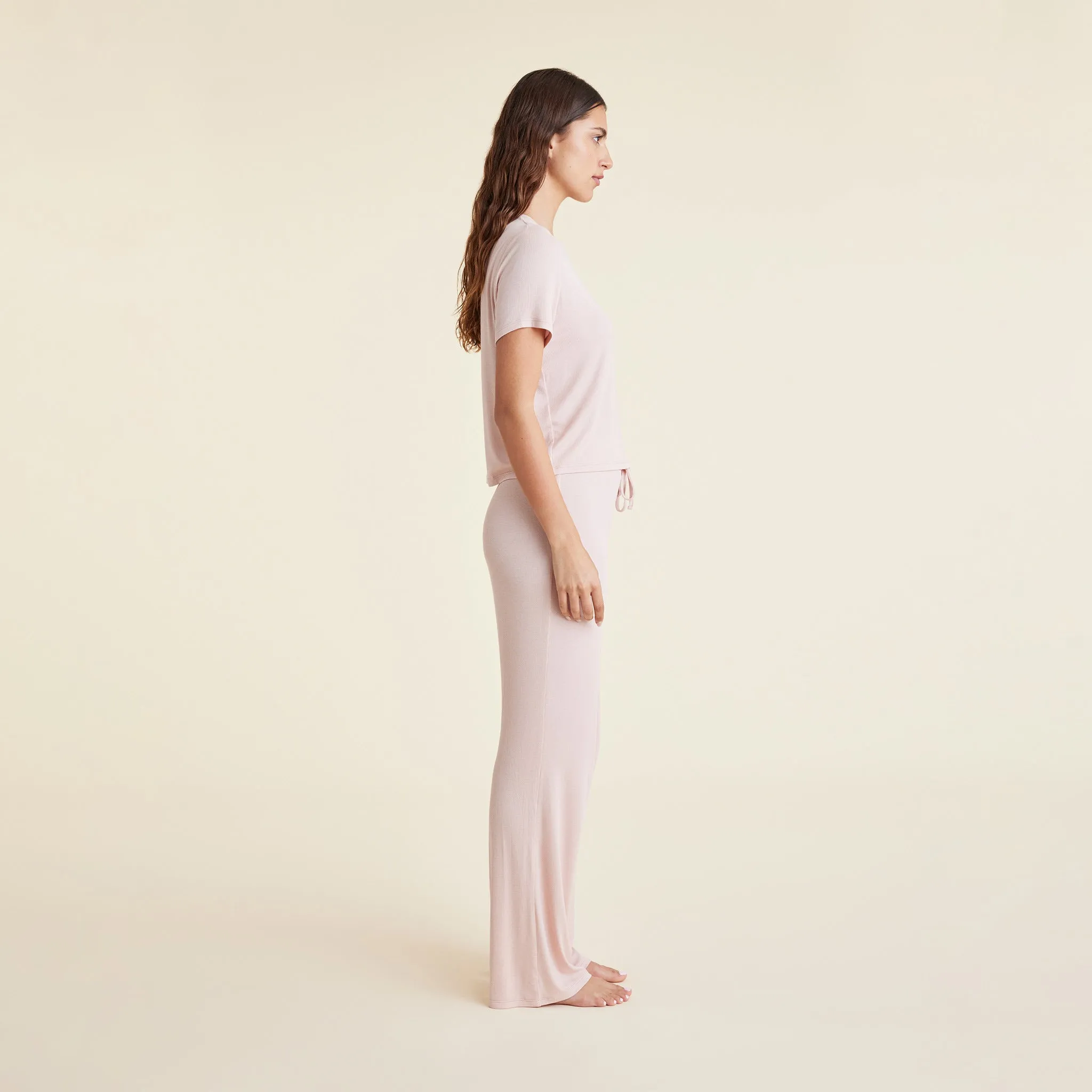 Ribbed Pajama Set | Ribbon sold by nuuds product image thumbnail 3