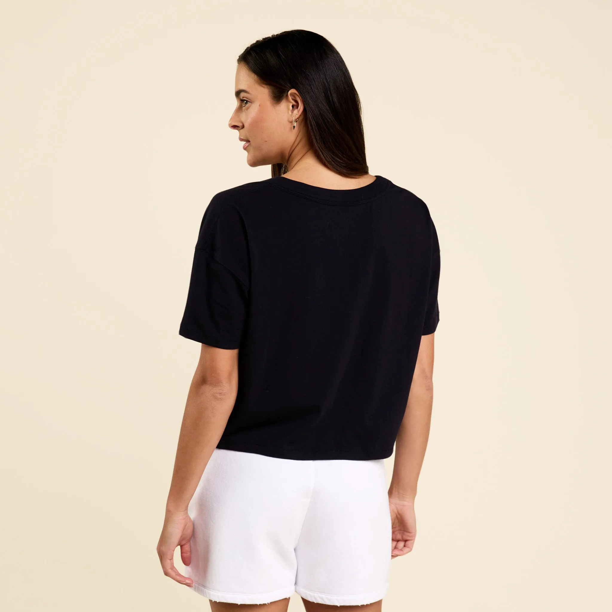 Boxy V-Neck Tee sold by nuuds product image thumbnail 3