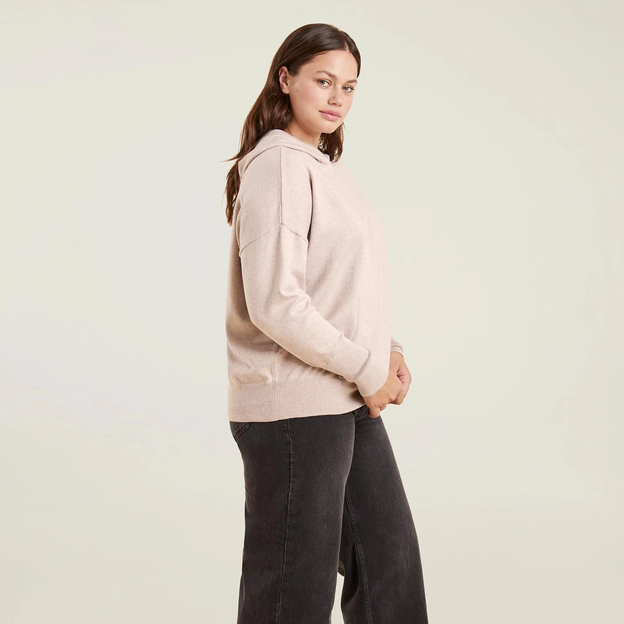 Luxe Knit Hoodie | Doe sold by nuuds product image thumbnail 3