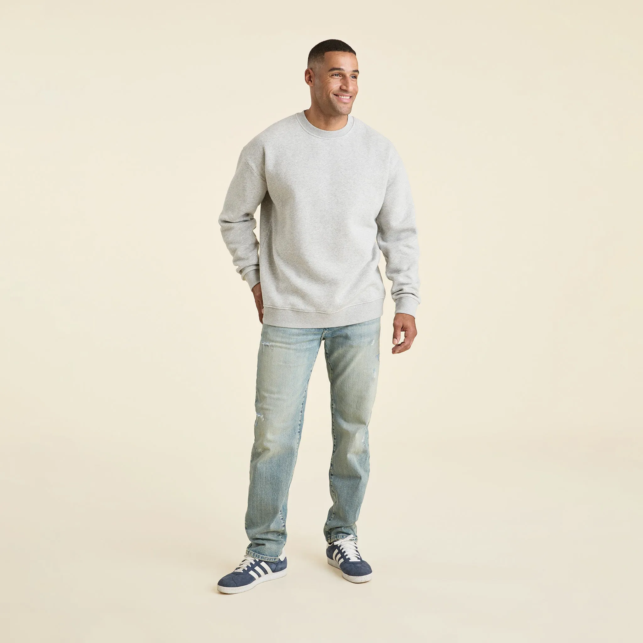 Men's Classic Crewneck Sweatshirt | Heather Grey sold by nuuds product image thumbnail 2