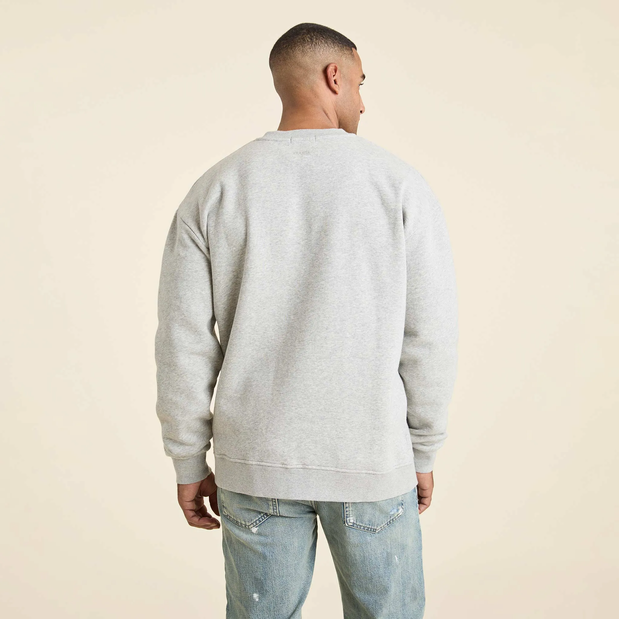 Men's Classic Crewneck Sweatshirt | Heather Grey sold by nuuds product image thumbnail 4