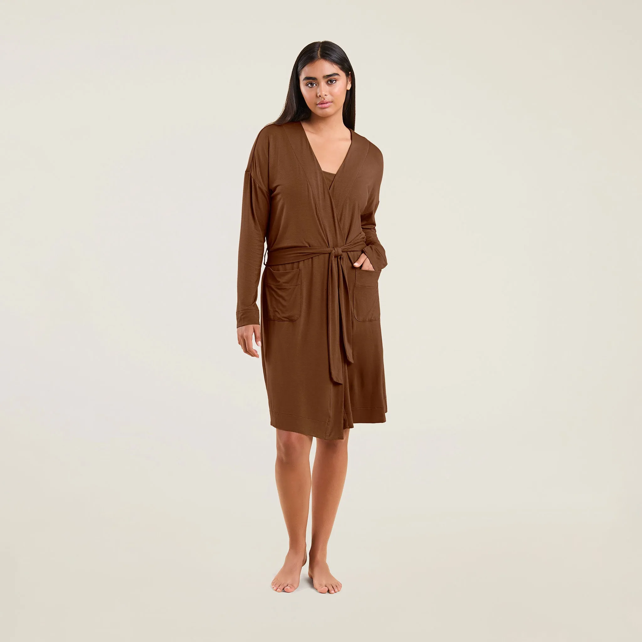Lounge Robe | Chocolate sold by nuuds product image thumbnail 2
