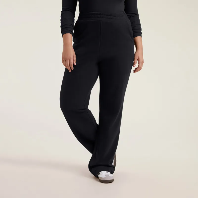 Wide Leg Sweatpant | Black sold by nuuds
