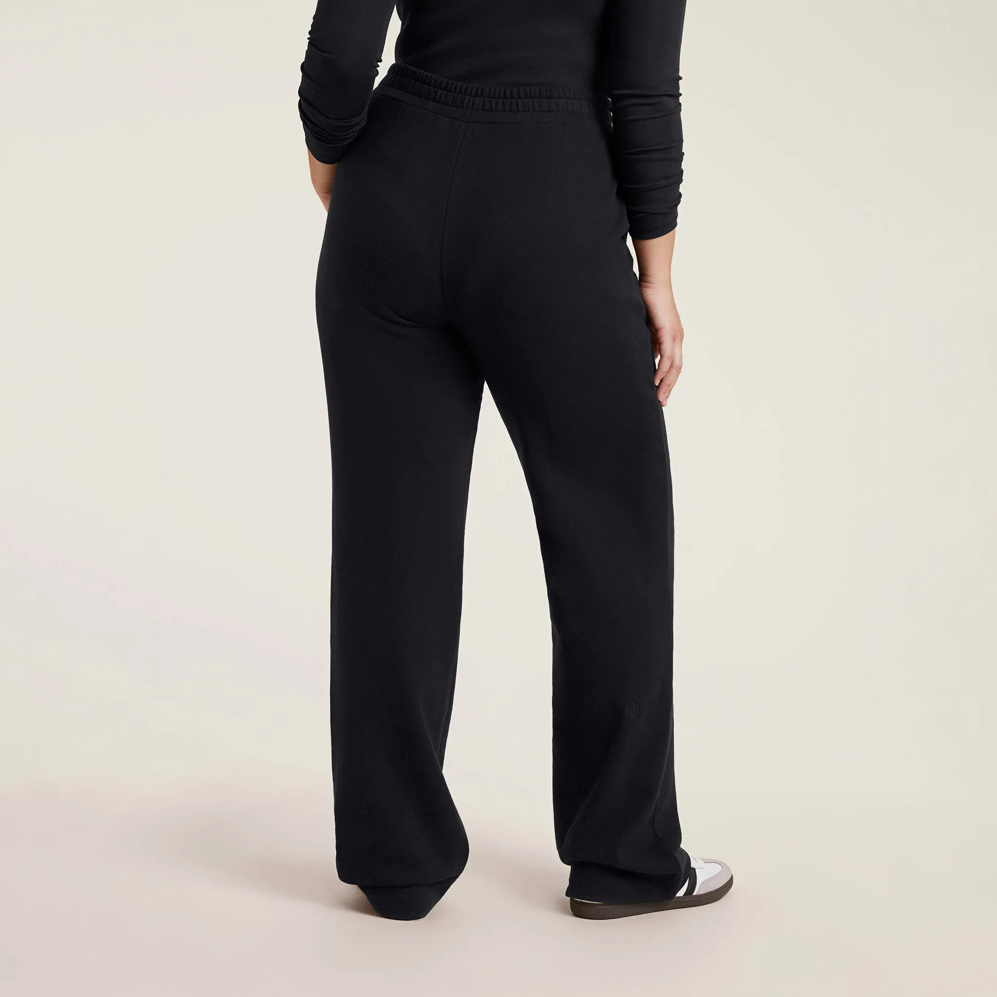 Wide Leg Sweatpant | Black sold by nuuds product image thumbnail 4
