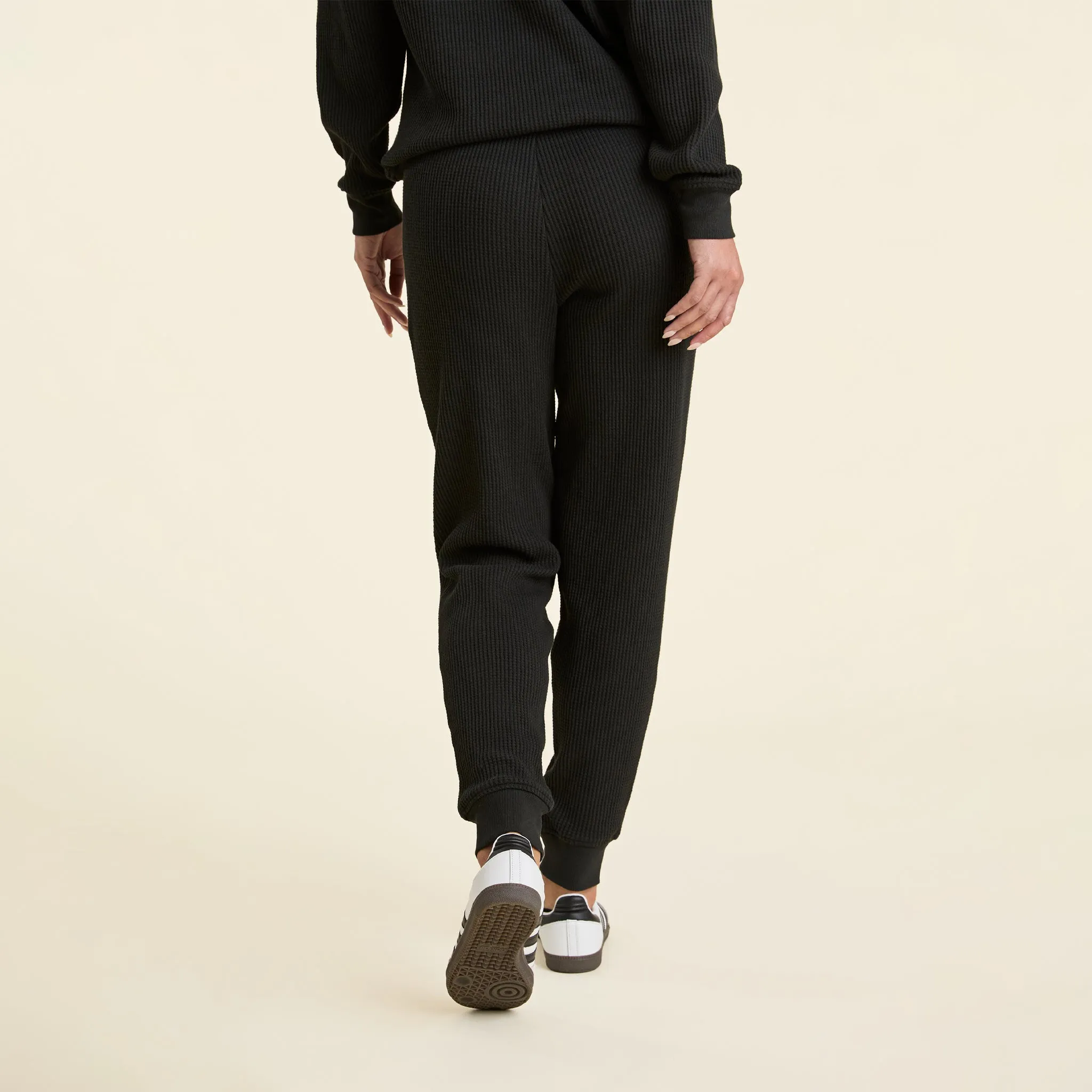 Waffle Jogger | Black sold by nuuds product image thumbnail 4