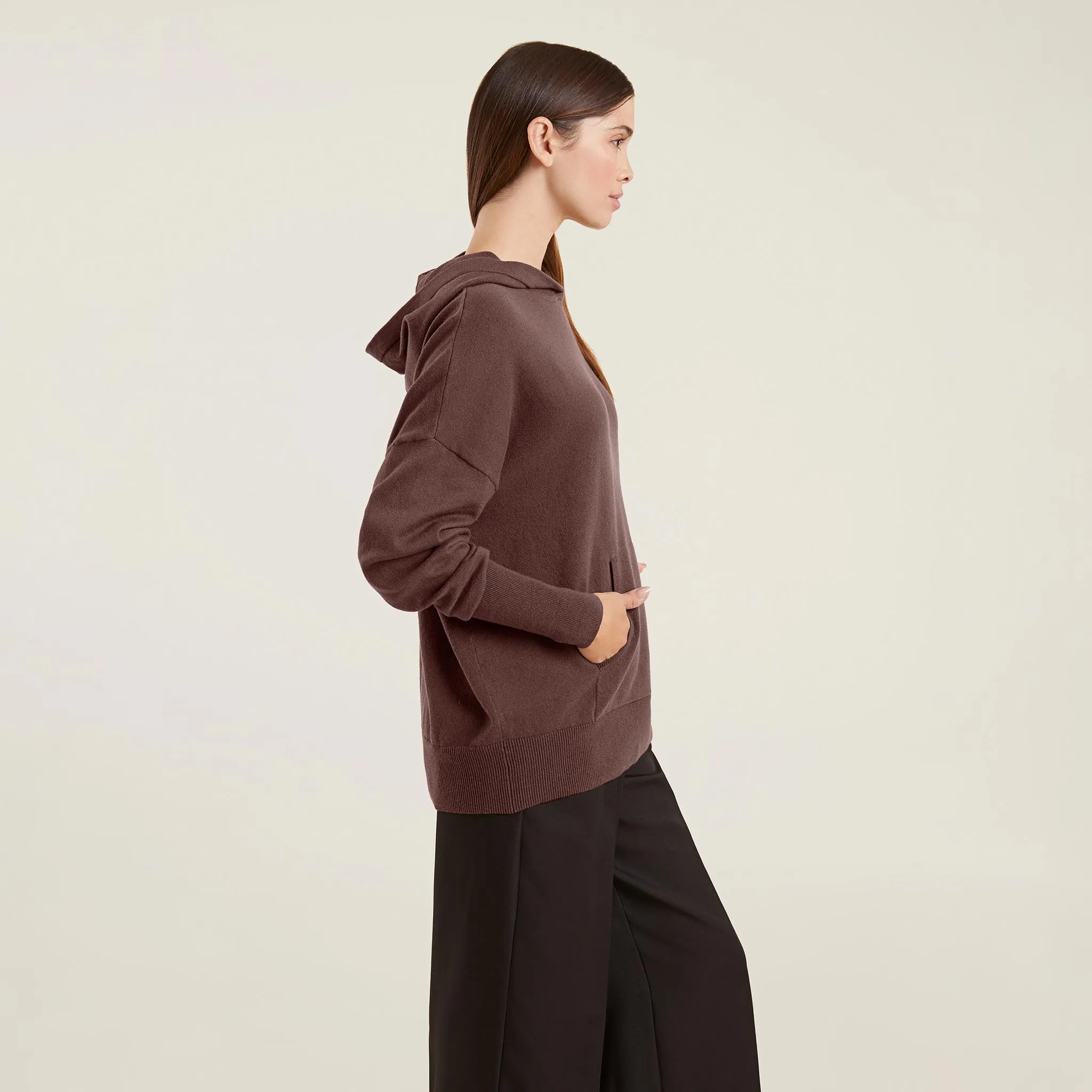 Luxe Knit Hoodie | Coffee sold by nuuds product image thumbnail 3