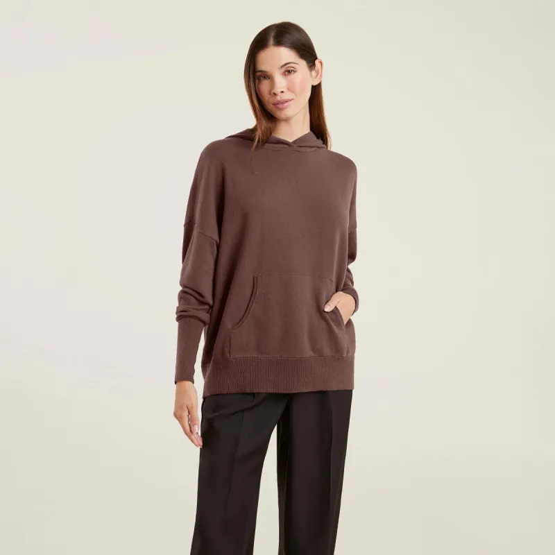Luxe Knit Hoodie | Coffee sold by nuuds