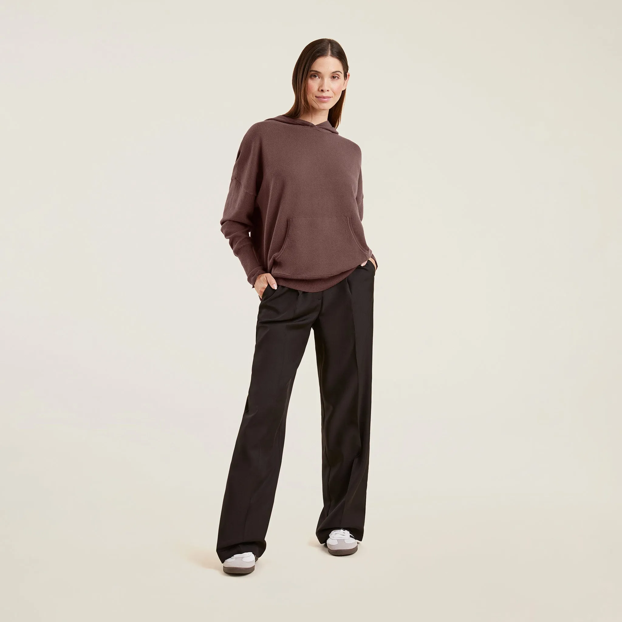 Luxe Knit Hoodie | Coffee sold by nuuds product image thumbnail 2