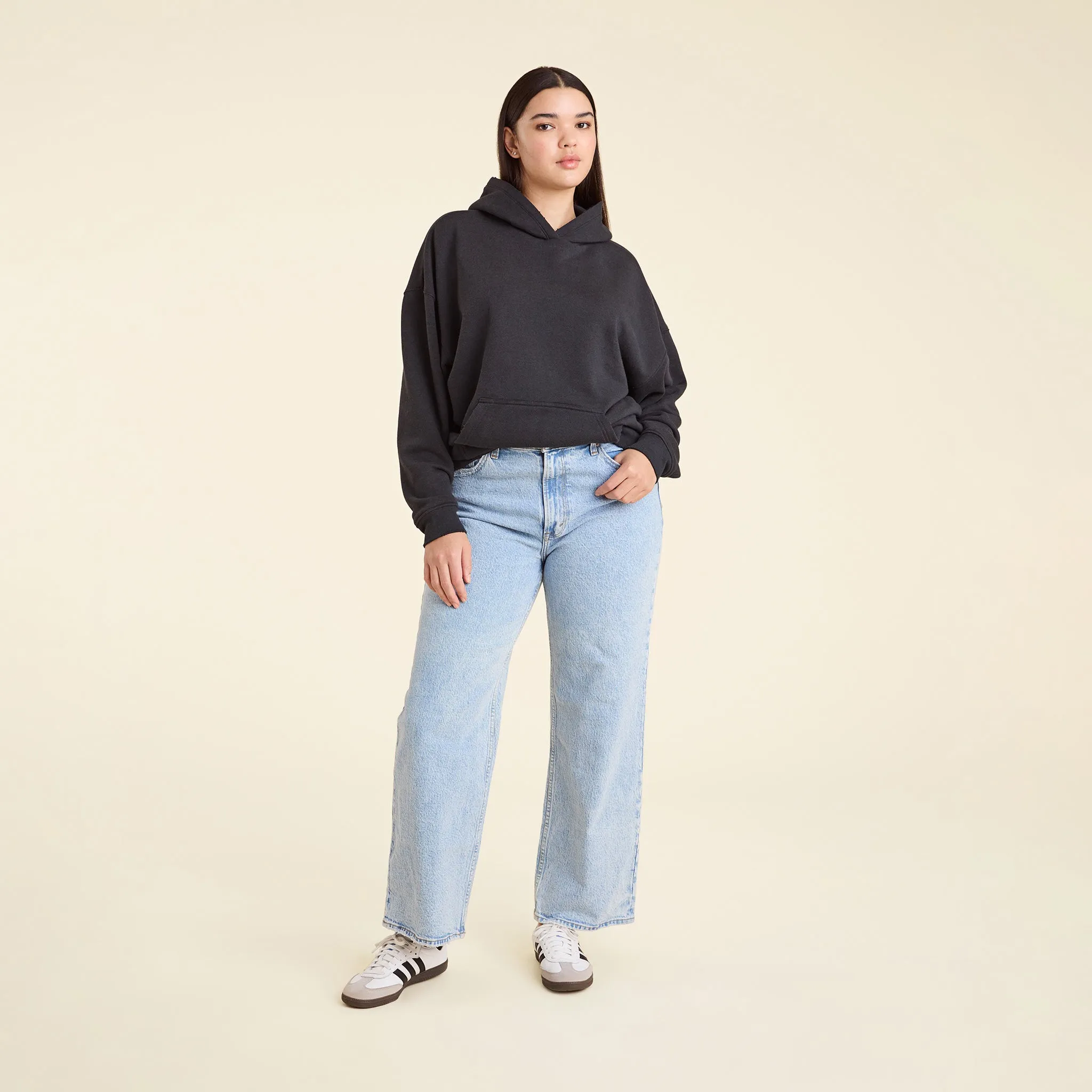 Vintage Fleece Hoodie | Black sold by nuuds product image thumbnail 2