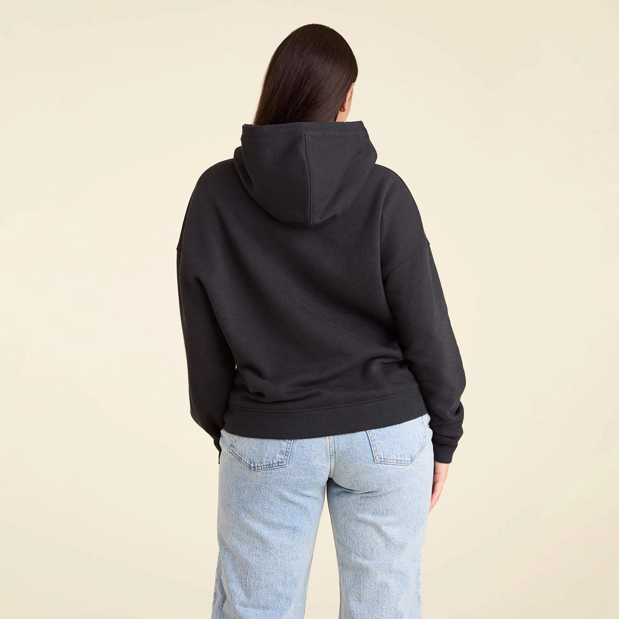 Vintage Fleece Hoodie | Black sold by nuuds product image thumbnail 4
