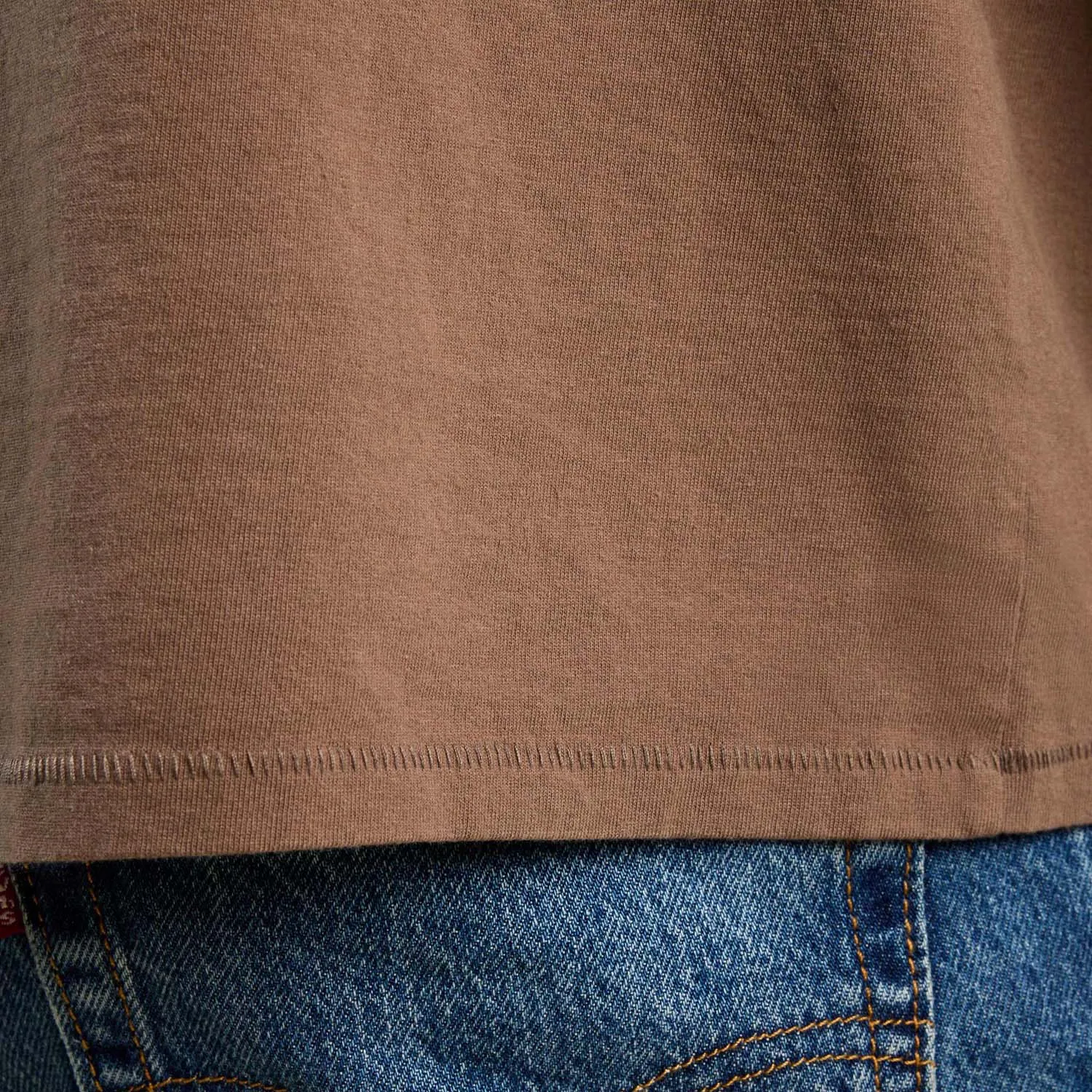 Vintage Cotton Men's Everyday T-Shirt | Mocha sold by nuuds product image thumbnail 5