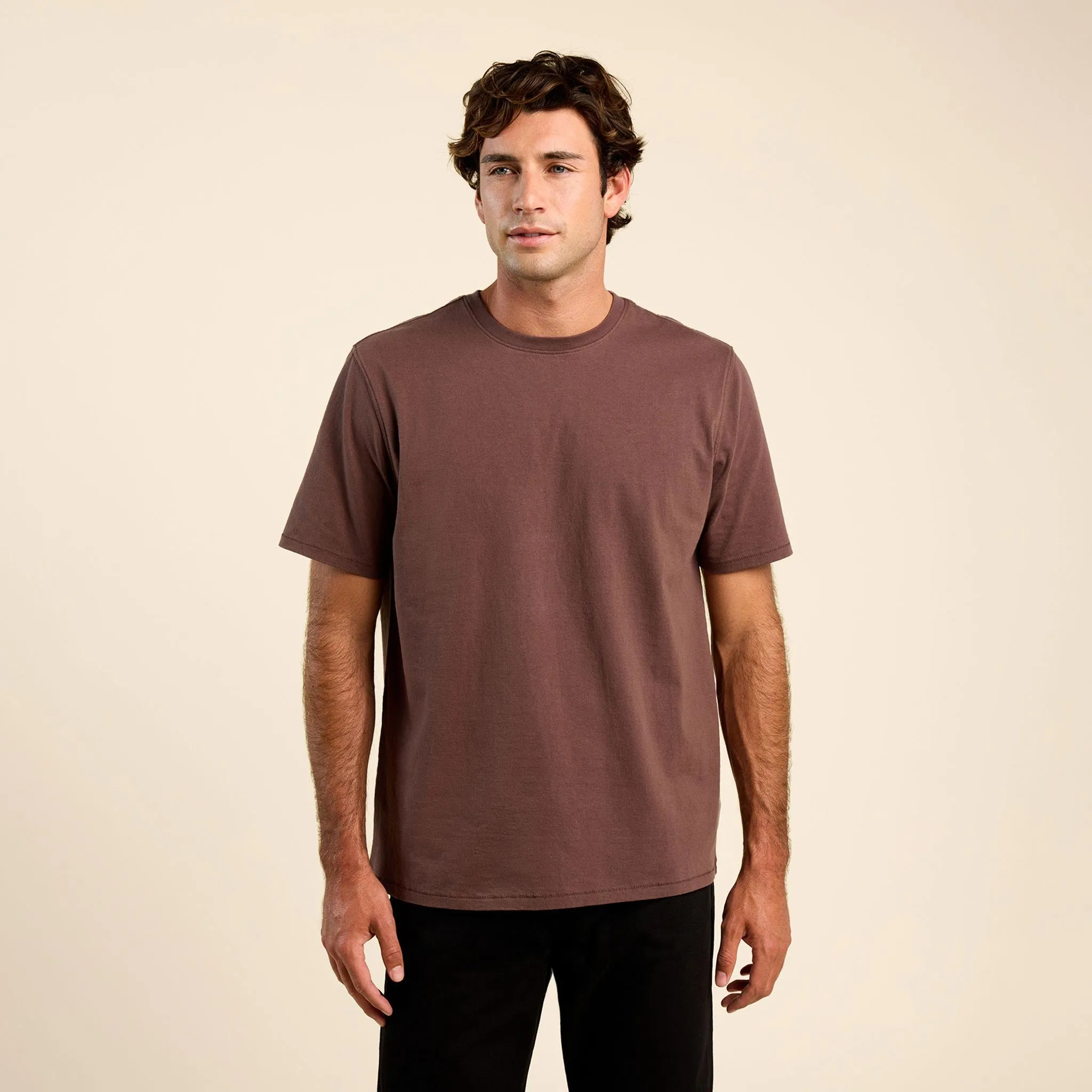 Vintage Cotton Men's Everyday T-Shirt | Coffee sold by nuuds